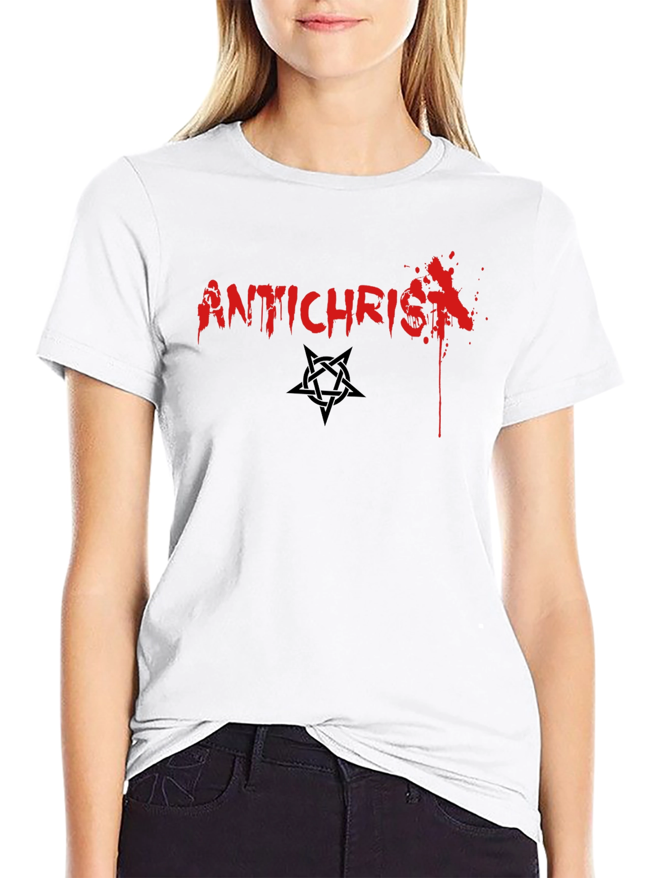 Antichrist Graphic Tee - Bold Statement T-Shirt