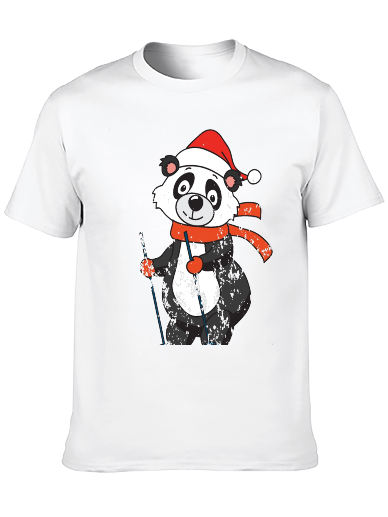 Festive Panda T-Shirt - Holiday Fun!