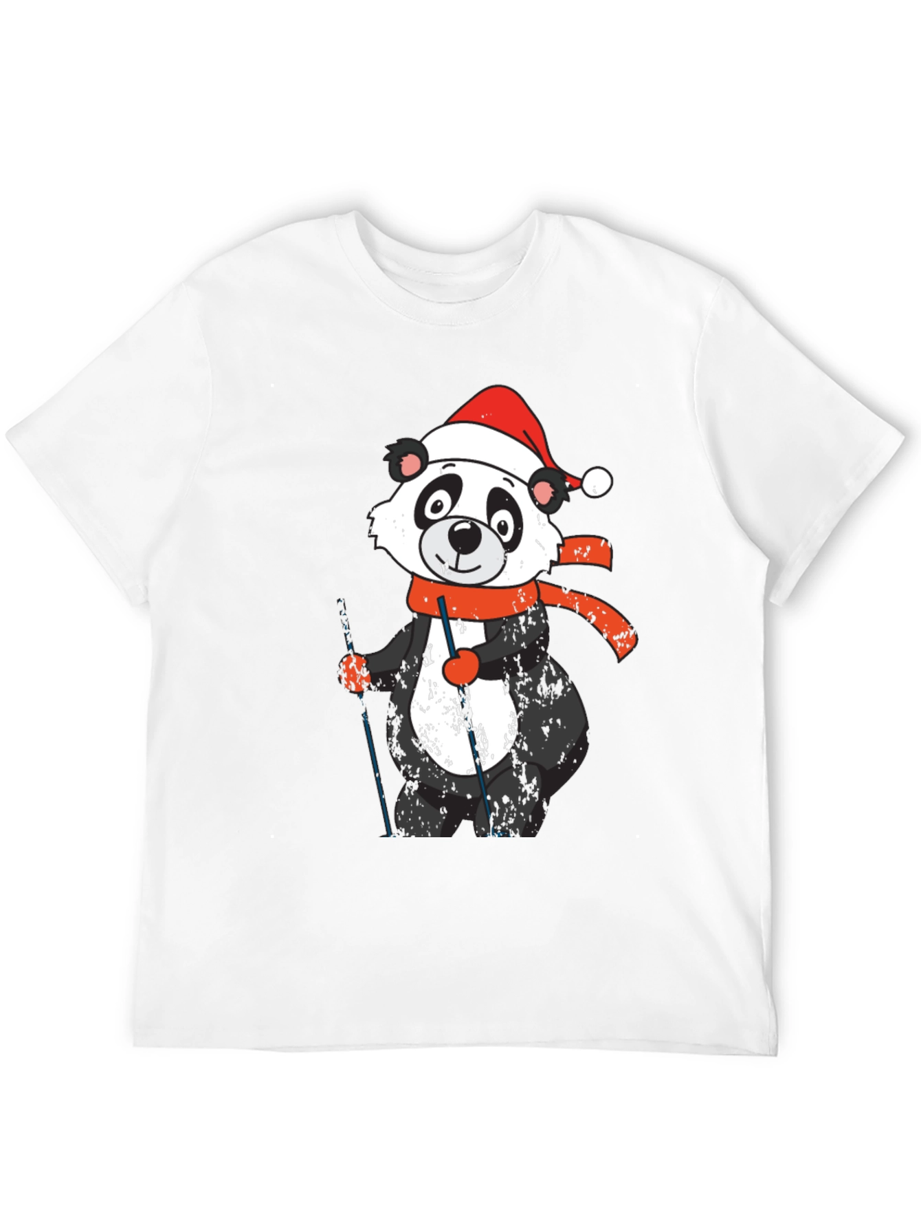 Festive Panda T-Shirt - Holiday Fun!