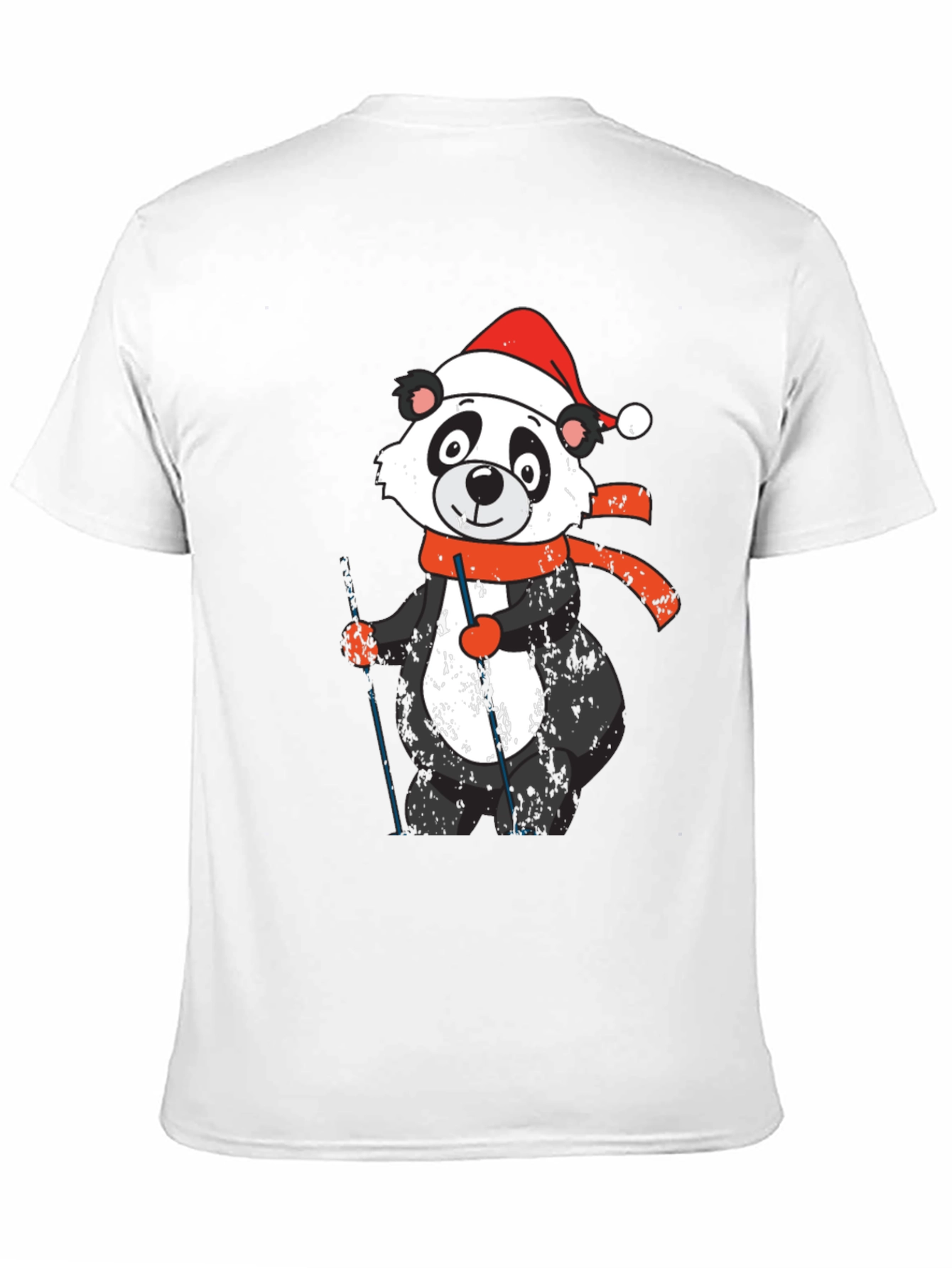 Festive Panda T-Shirt - Holiday Fun!