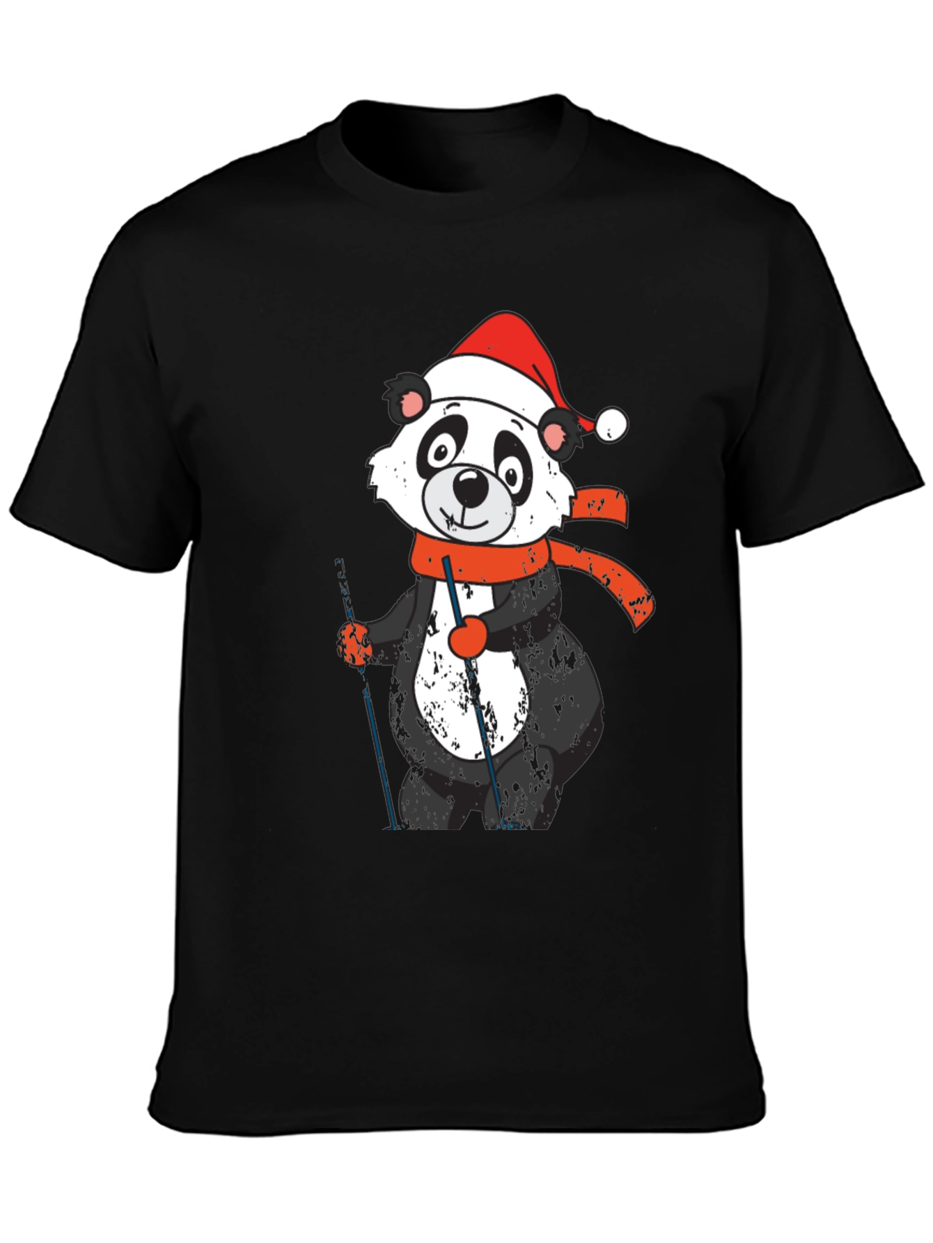 Festive Panda T-Shirt - Holiday Fun!