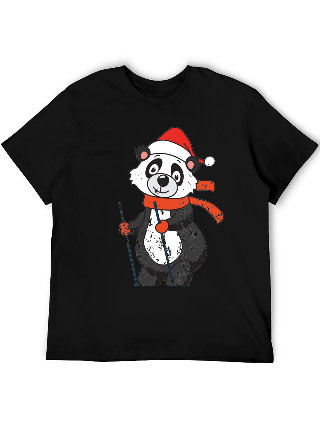 Festive Panda T-Shirt - Holiday Fun!