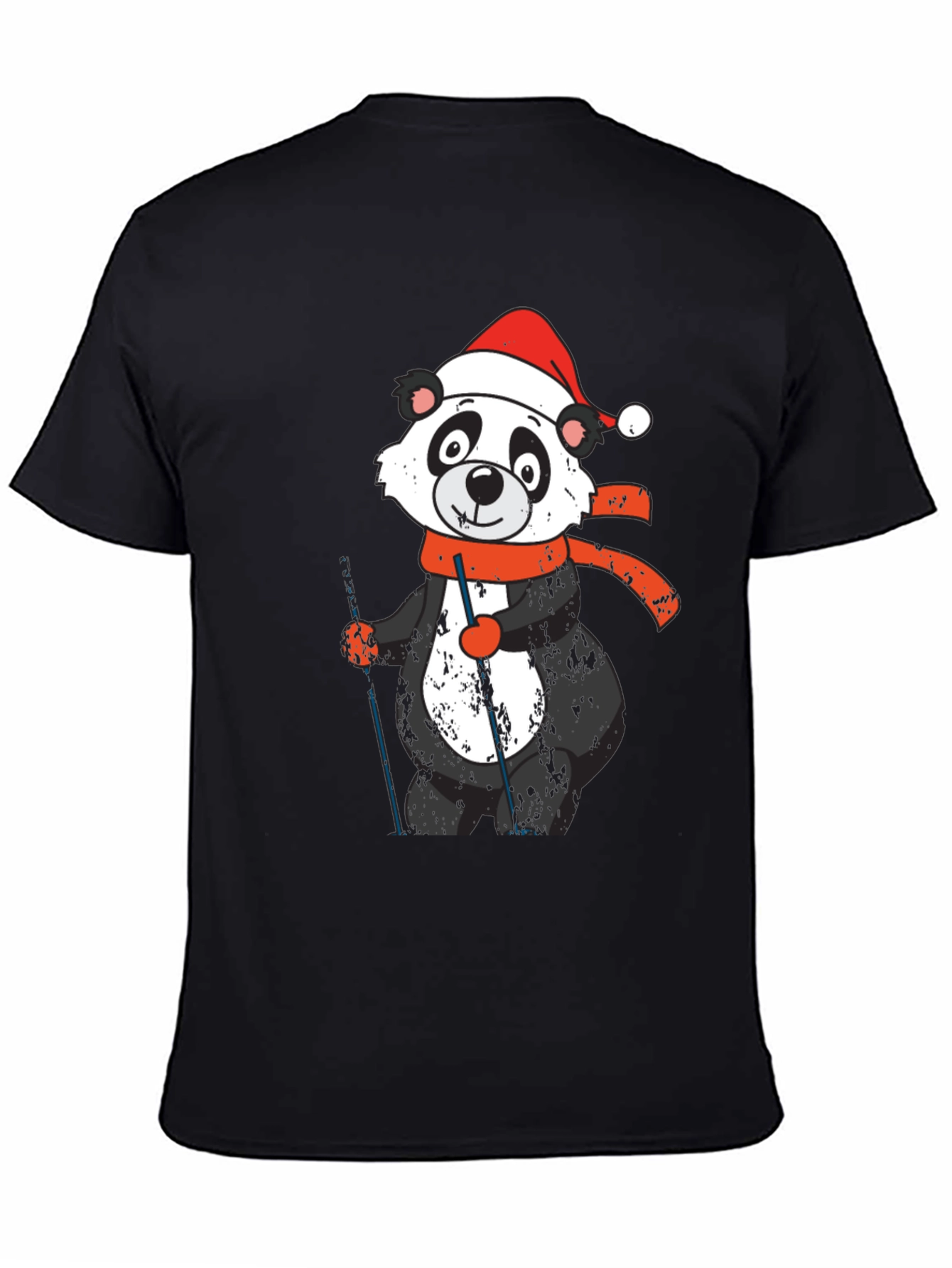 Festive Panda T-Shirt - Holiday Fun!