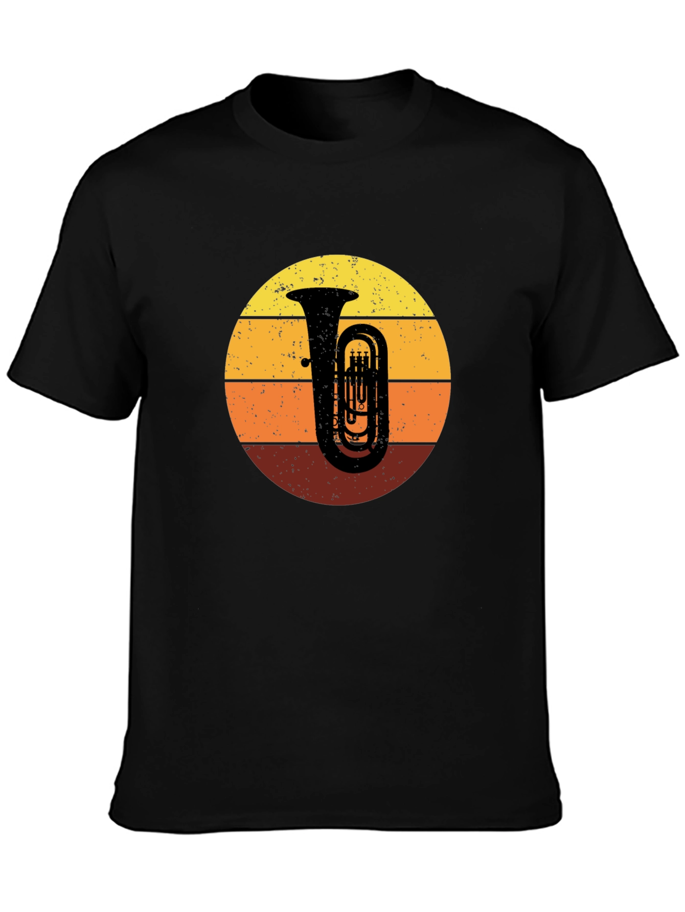 Retro Tuba Sunset T-Shirt
