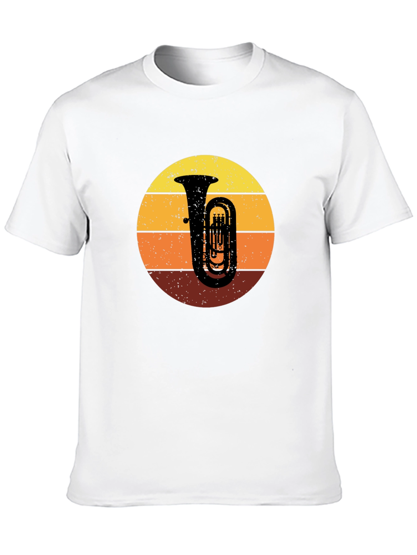 Retro Tuba Sunset T-Shirt