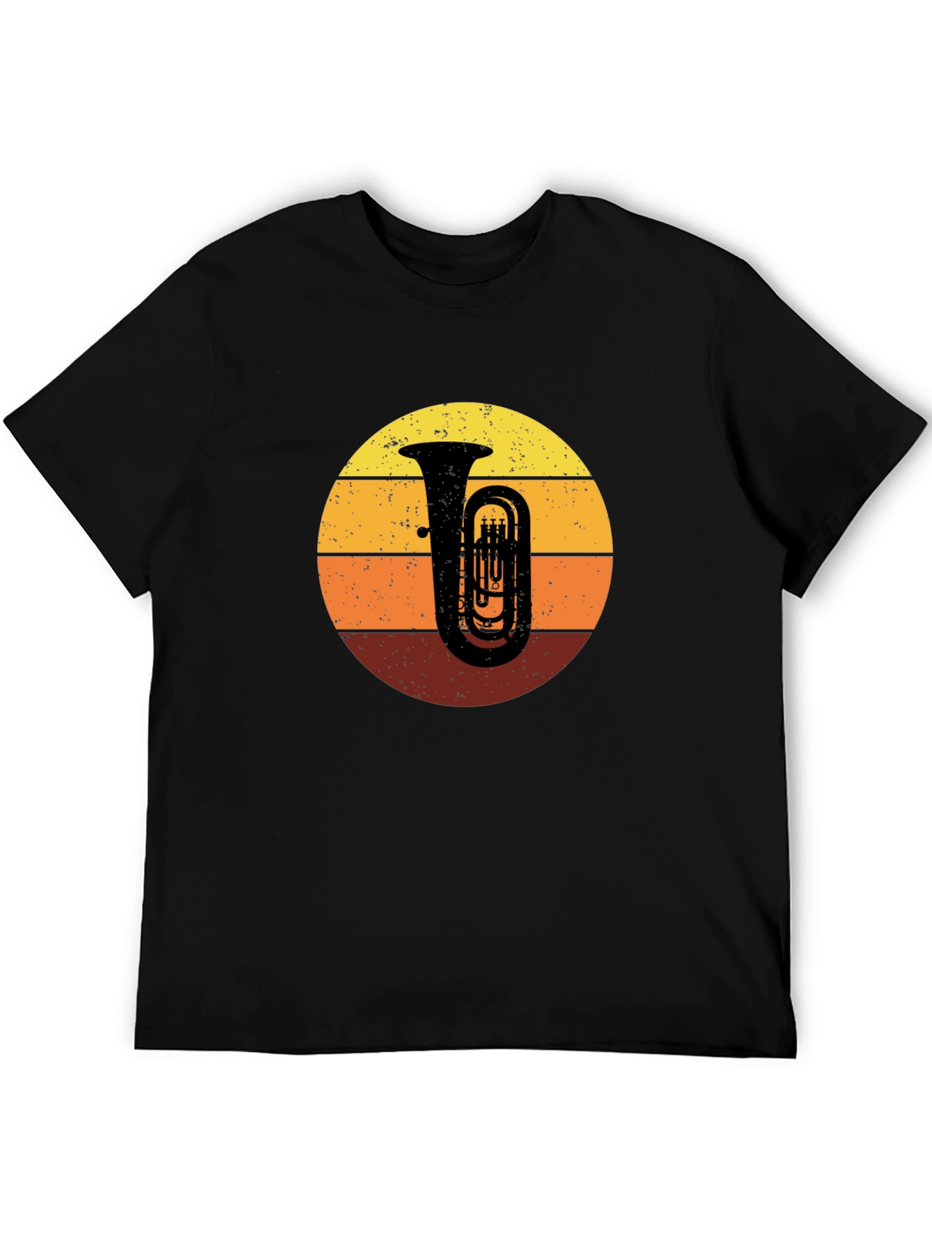 Retro Tuba Sunset T-Shirt