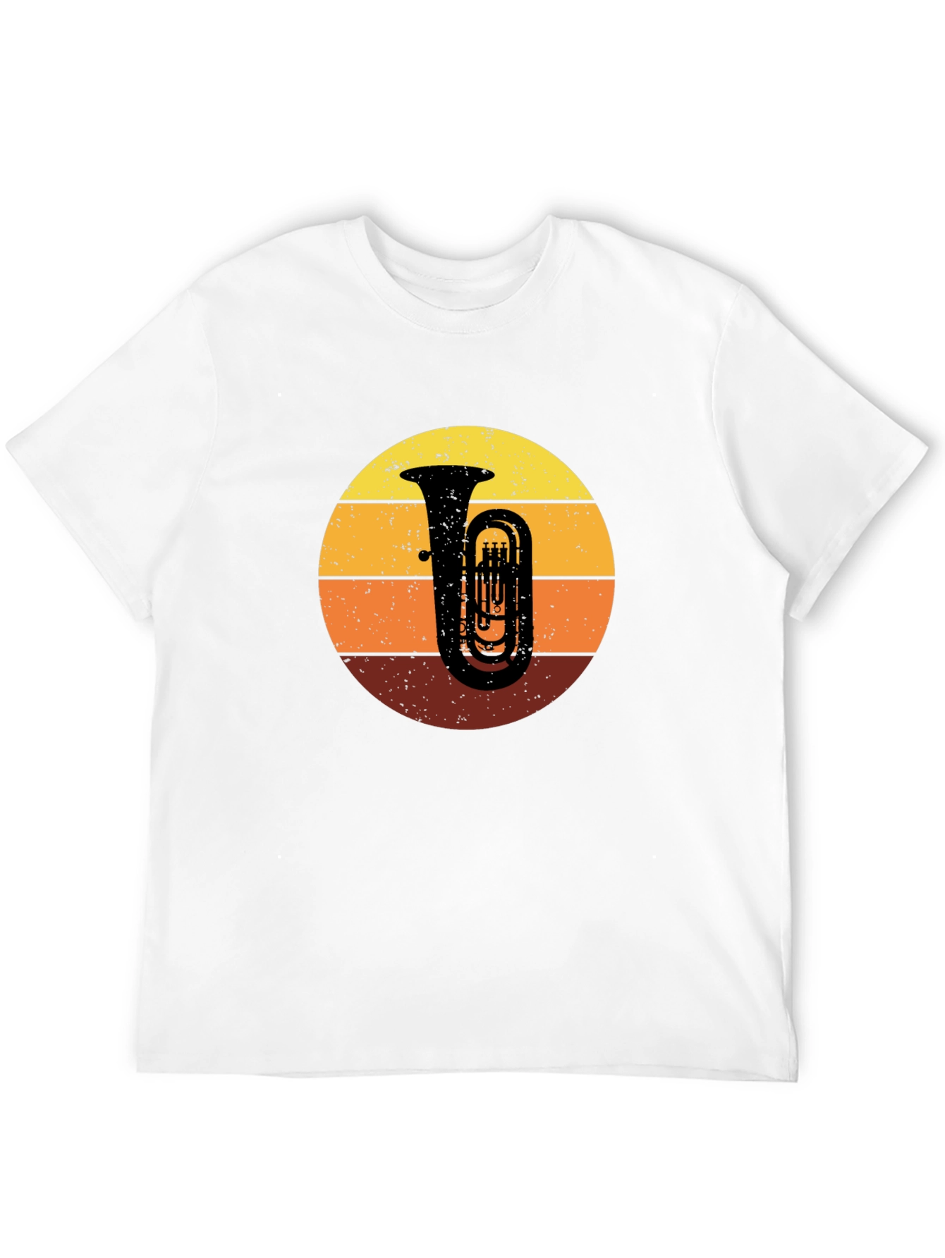 Retro Tuba Sunset T-Shirt