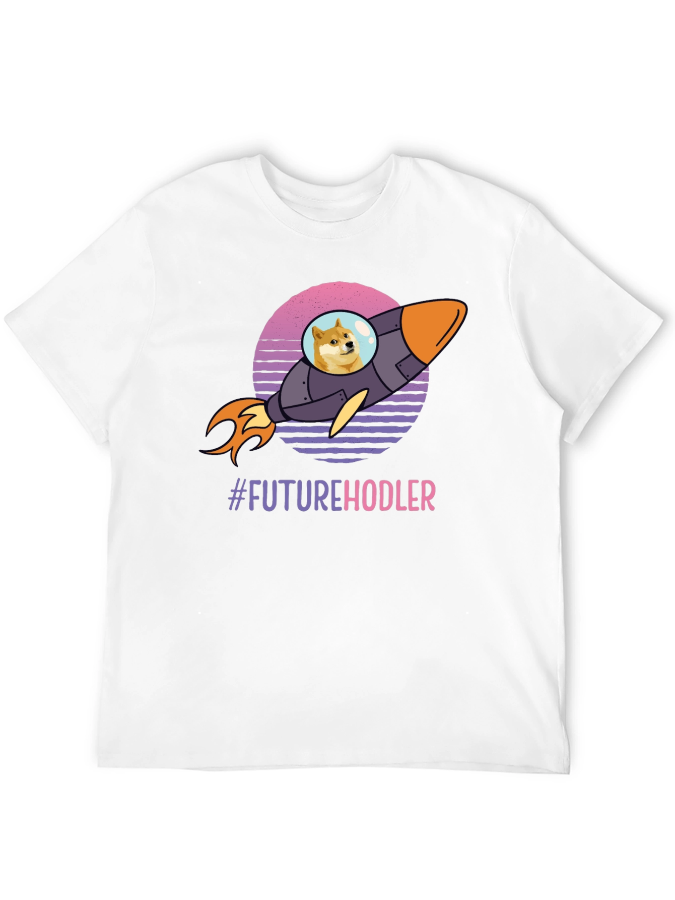 Future Hodler Doge Rocket T-Shirt