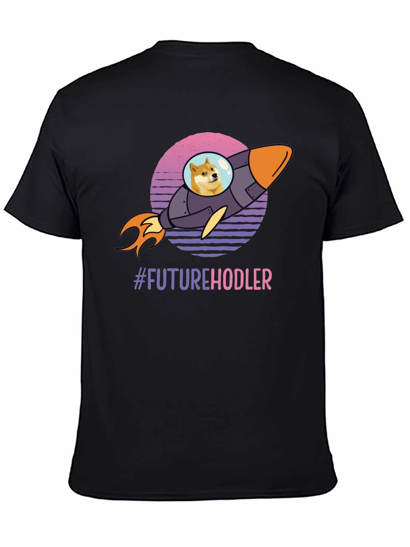 Future Hodler Doge Rocket T-Shirt