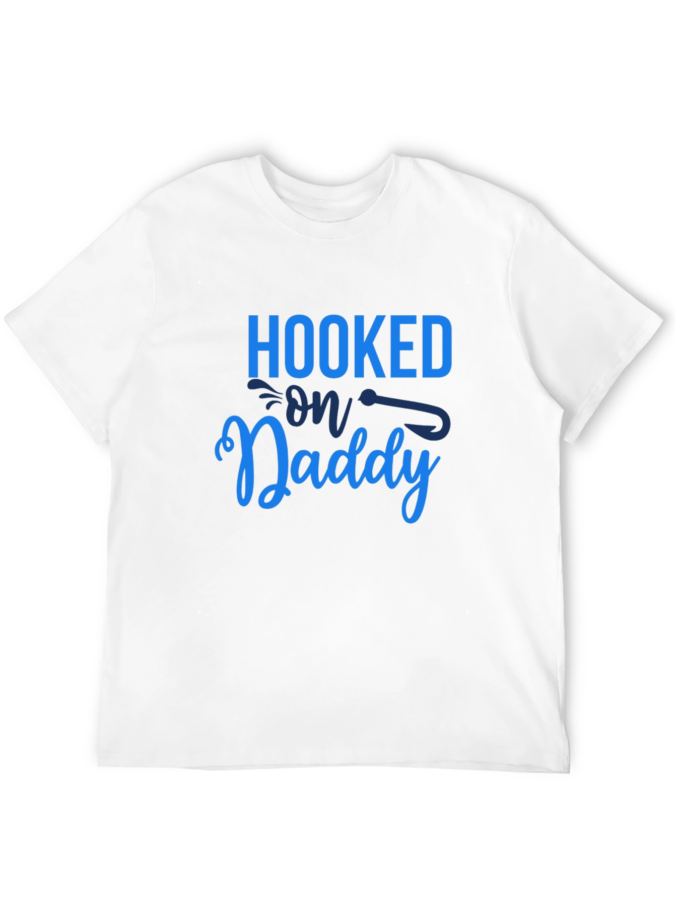Hooked on Daddy T-Shirt - Fishing Fathers Day Tee