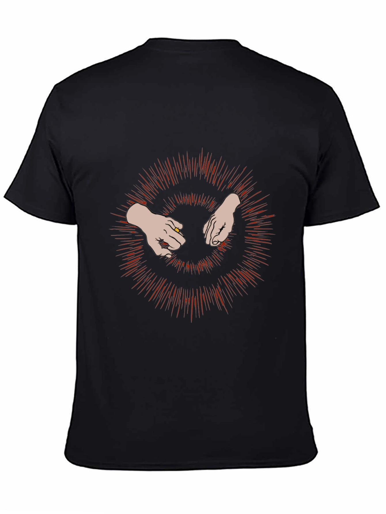 Mystic Hands Graphic Tee - Intriguing Design
