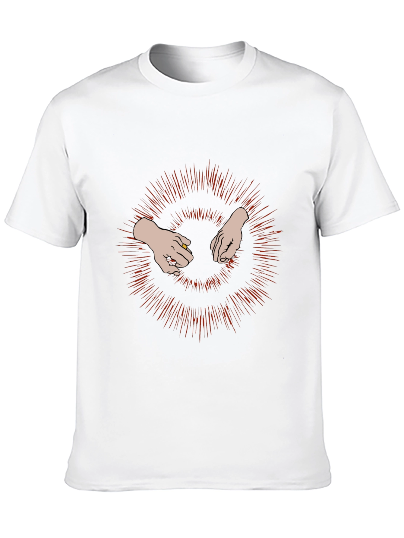 Mystic Hands Graphic Tee - Intriguing Design