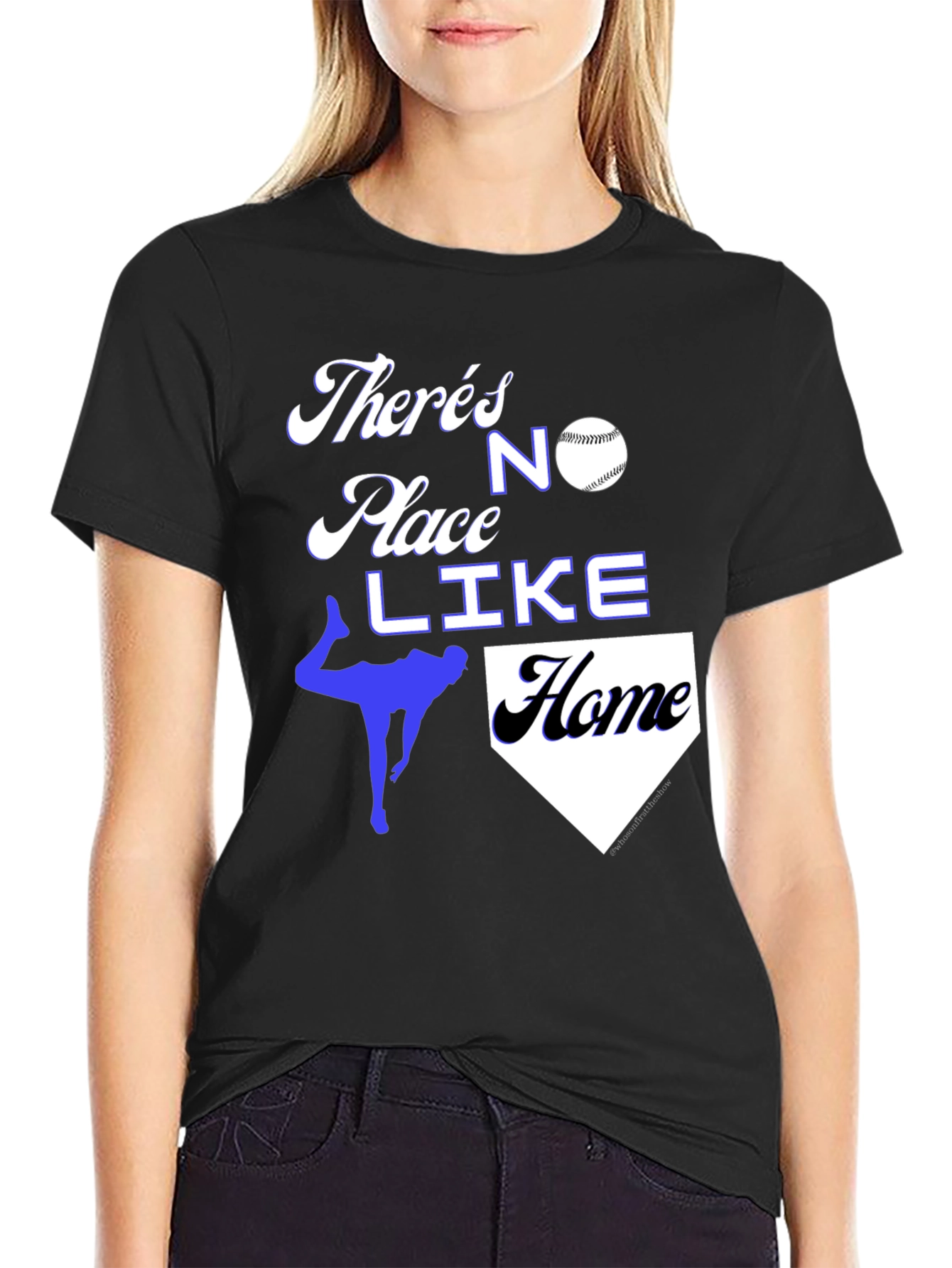 Baseball Home T-Shirt: Theres No Place Like Home