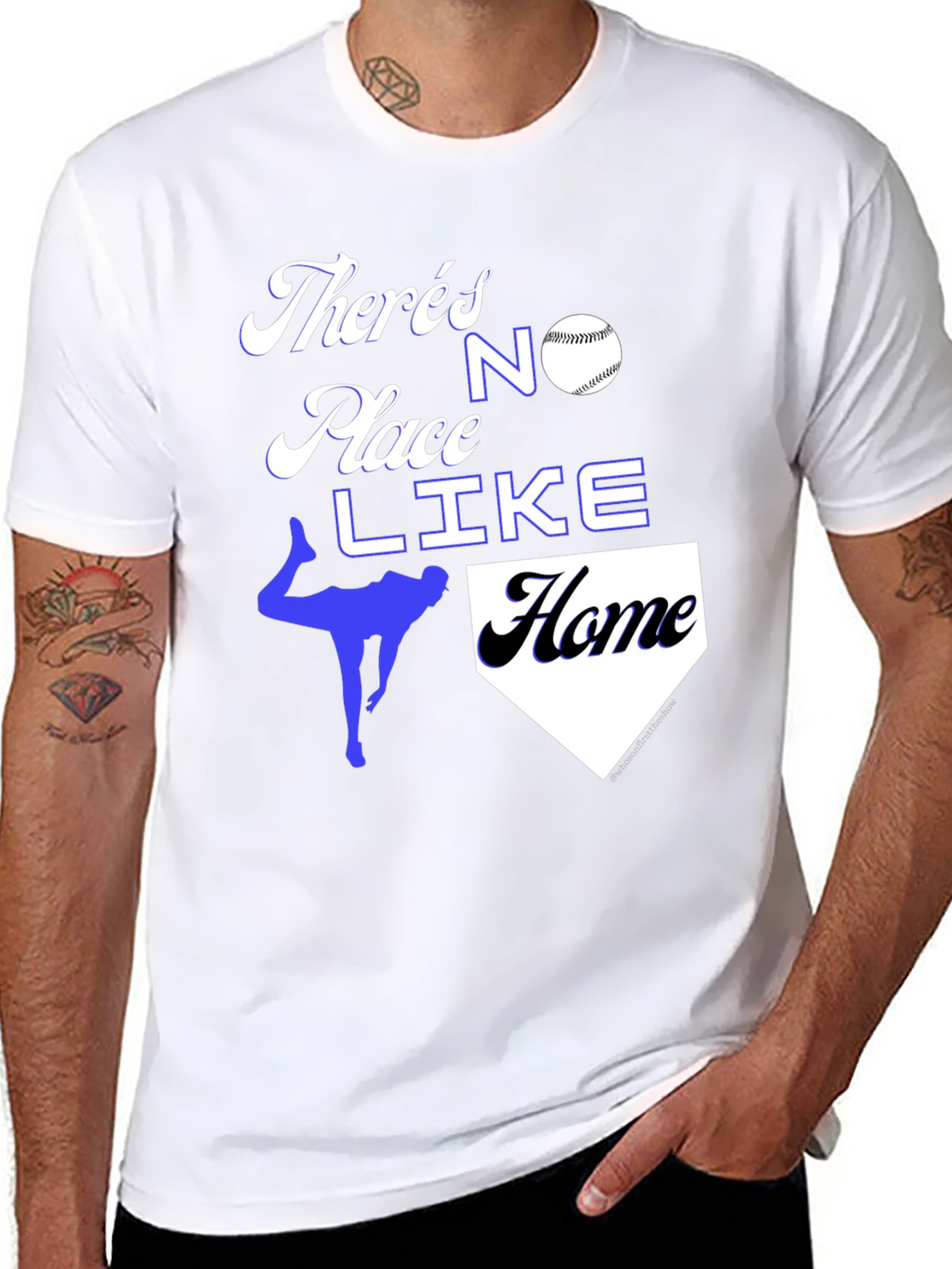 Baseball Home T-Shirt: Theres No Place Like Home
