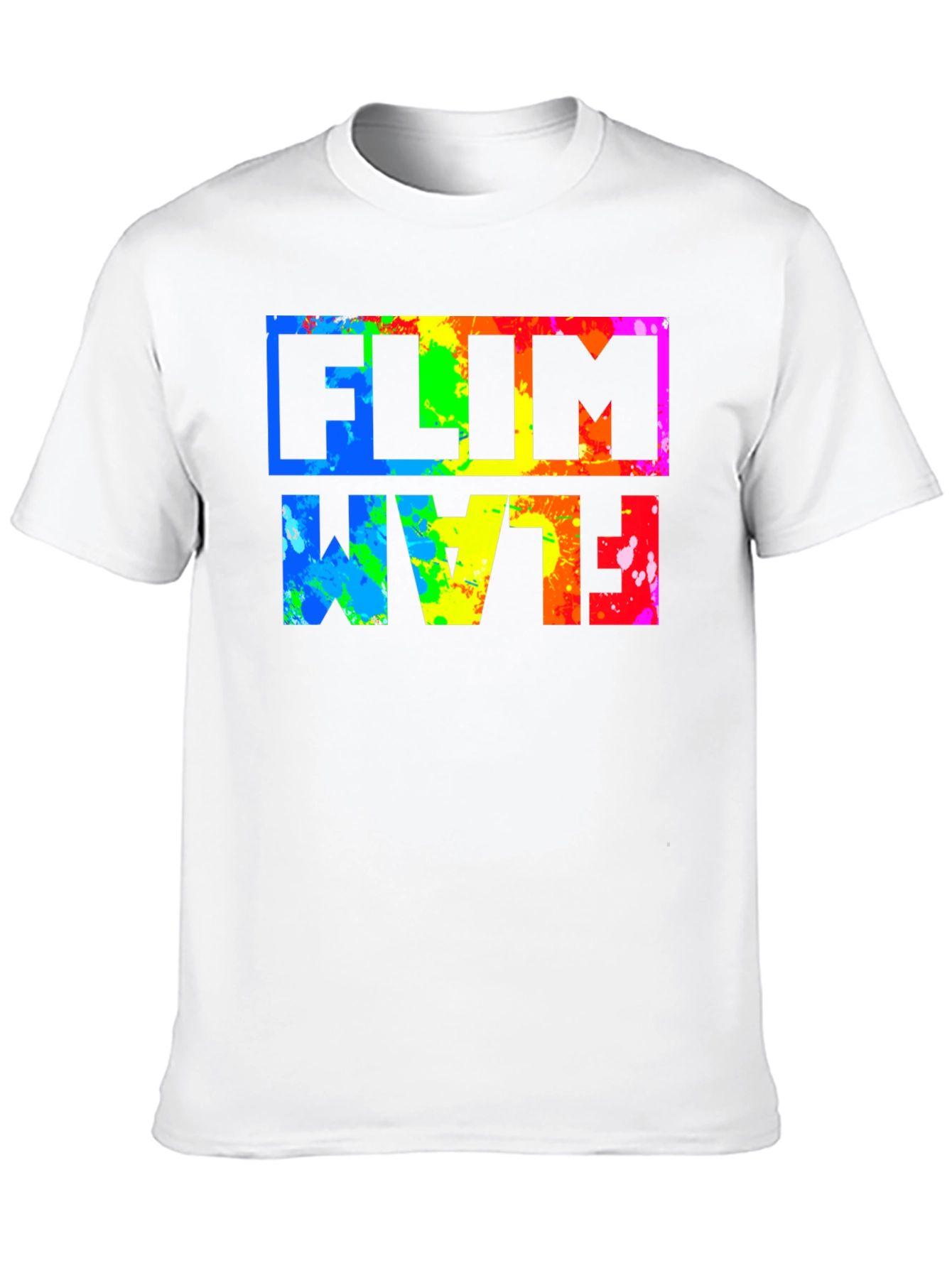 Flim Flam Rainbow Graphic T-Shirt