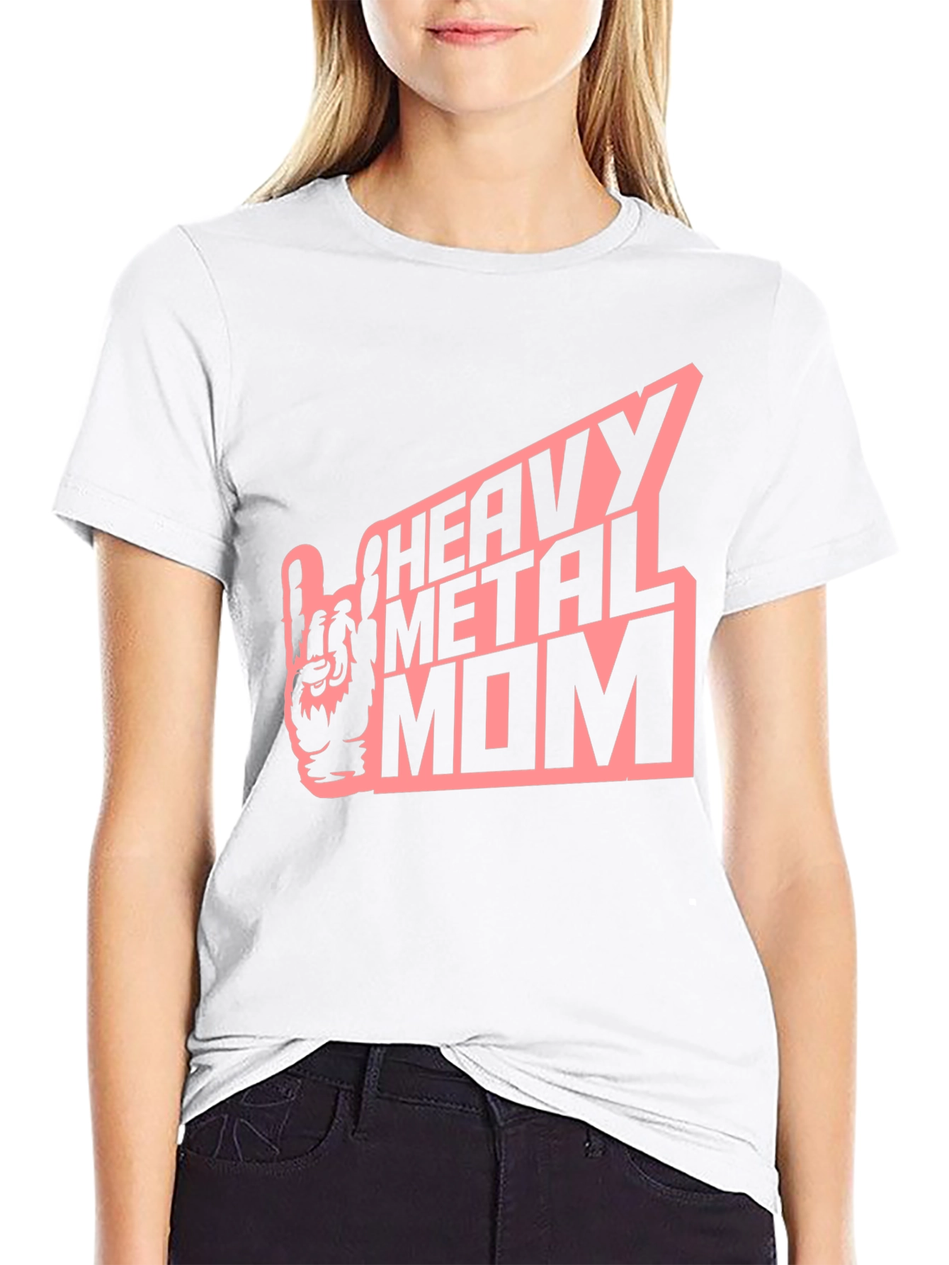 Heavy Metal Mom Graphic Tee - Rocker Style