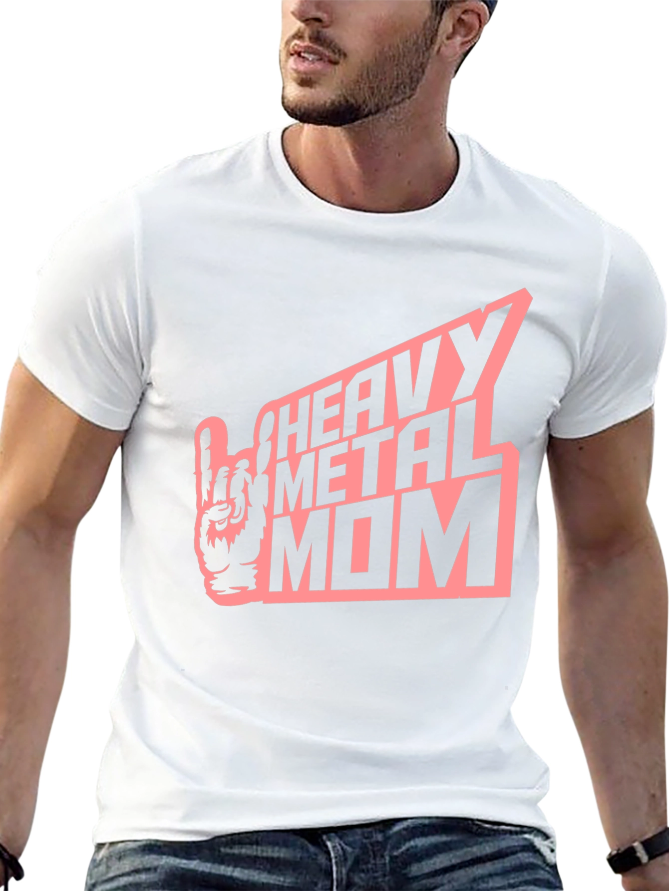 Heavy Metal Mom Graphic Tee - Rocker Style