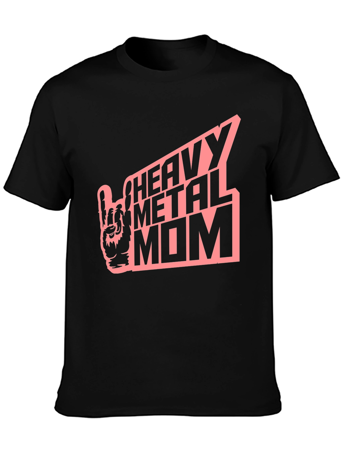 Heavy Metal Mom Graphic Tee - Rocker Style