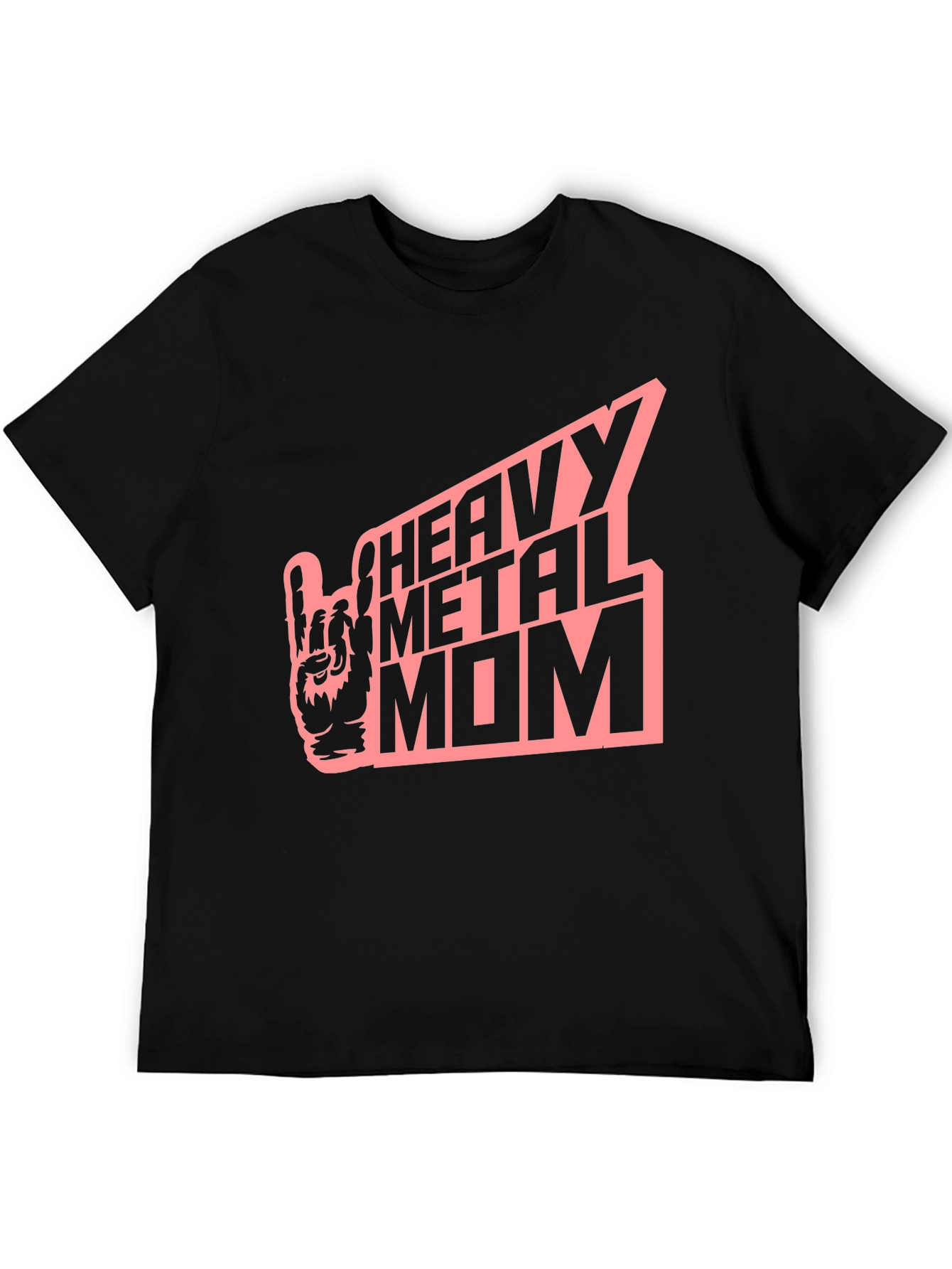 Heavy Metal Mom Graphic Tee - Rocker Style