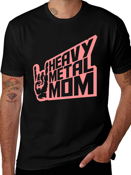 Heavy Metal Mom Graphic Tee - Rocker Style