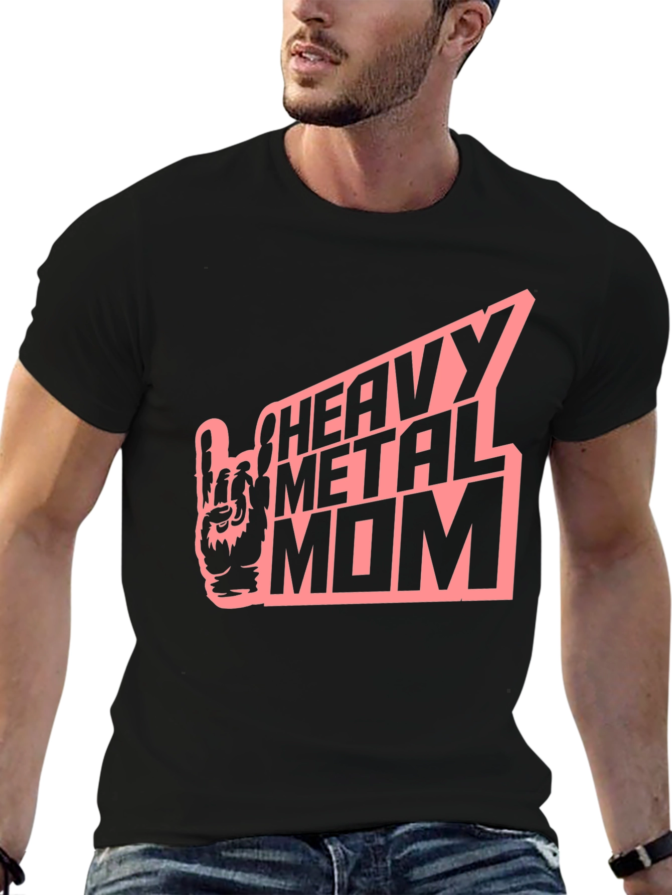Heavy Metal Mom Graphic Tee - Rocker Style