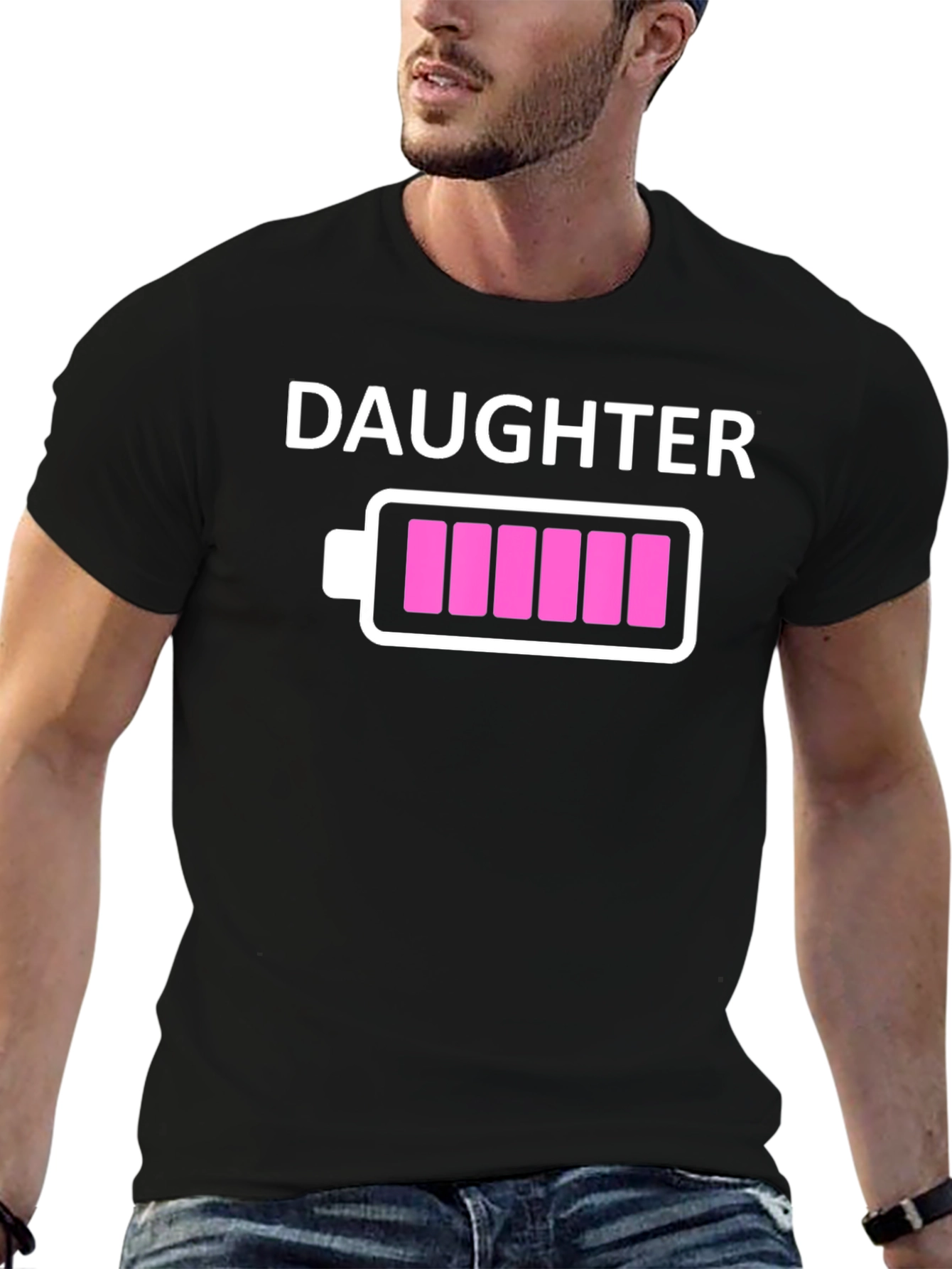 Daughter Battery Full Graphic Tee - Black T-Shirt