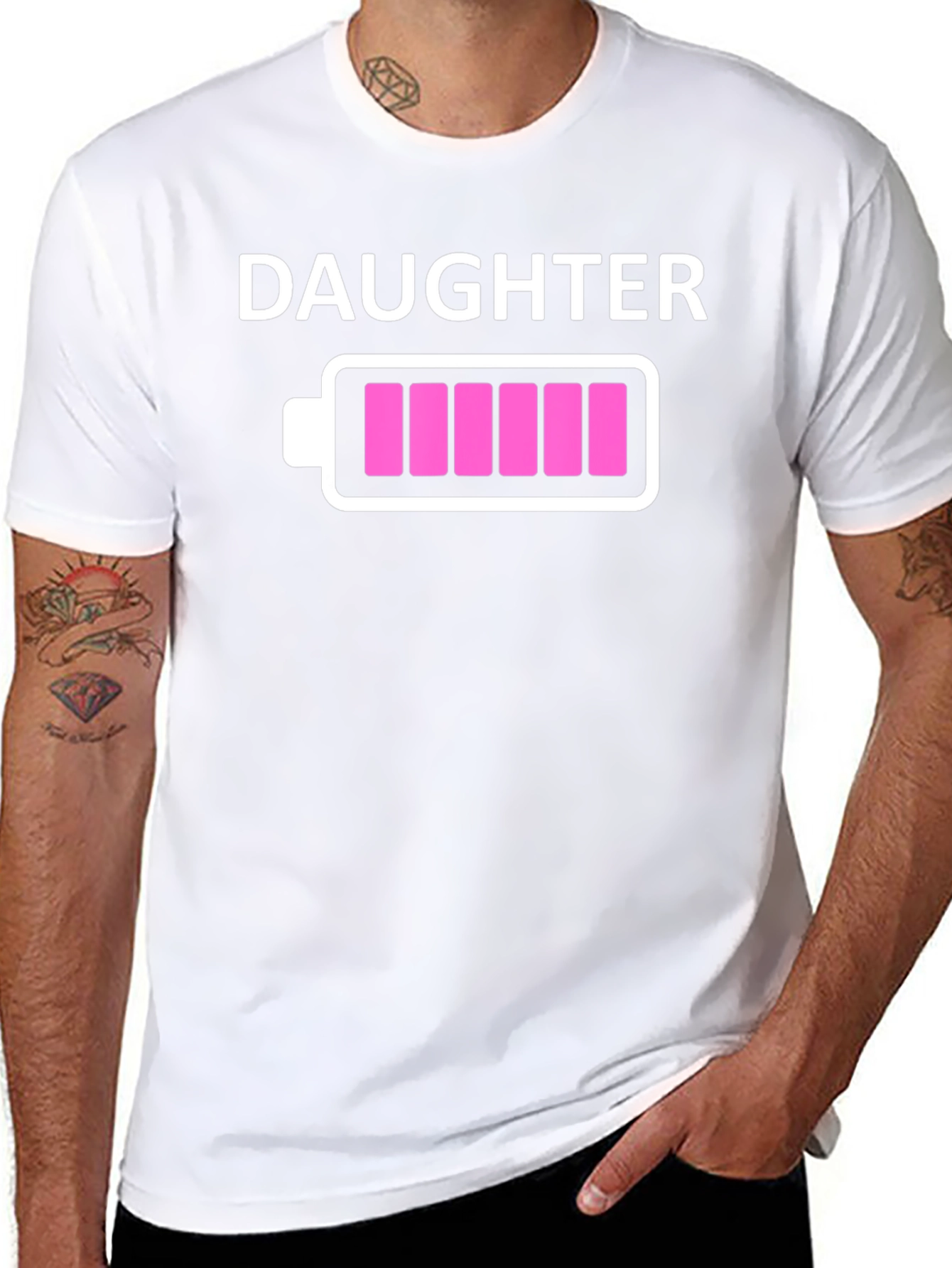 Daughter Battery Full Graphic Tee - Black T-Shirt