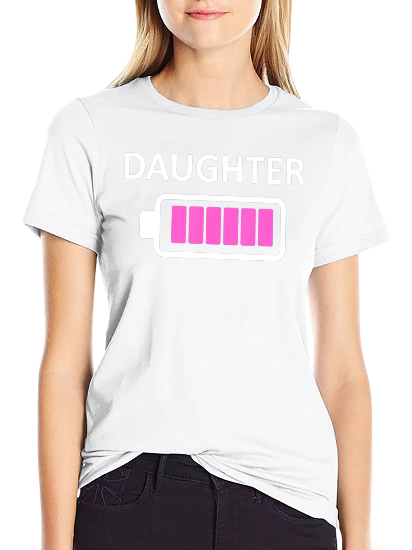 Daughter Battery Full Graphic Tee - Black T-Shirt