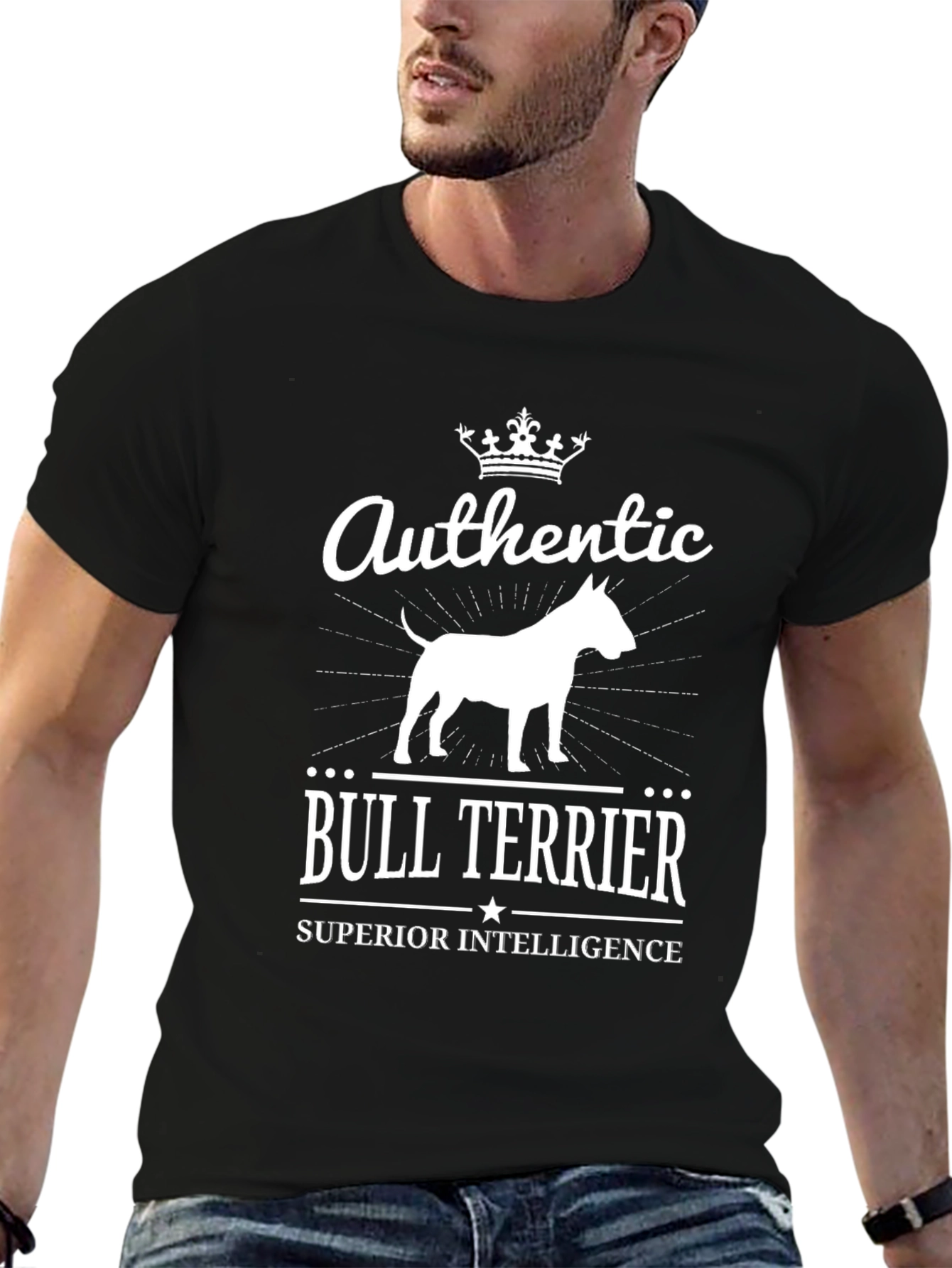 Authentic Bull Terrier Graphic T-Shirt