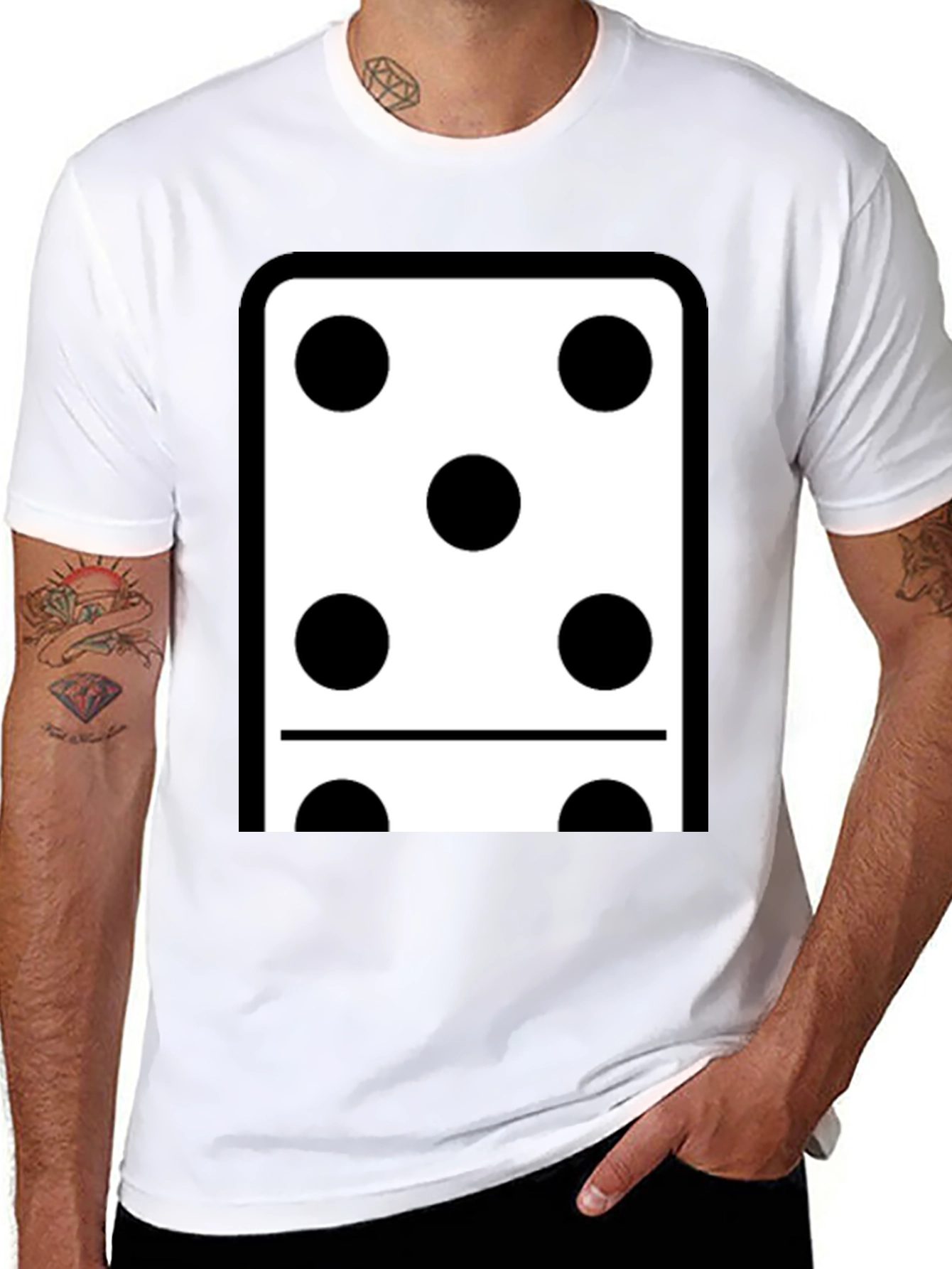 Domino Six T-Shirt - Lucky Number Tee