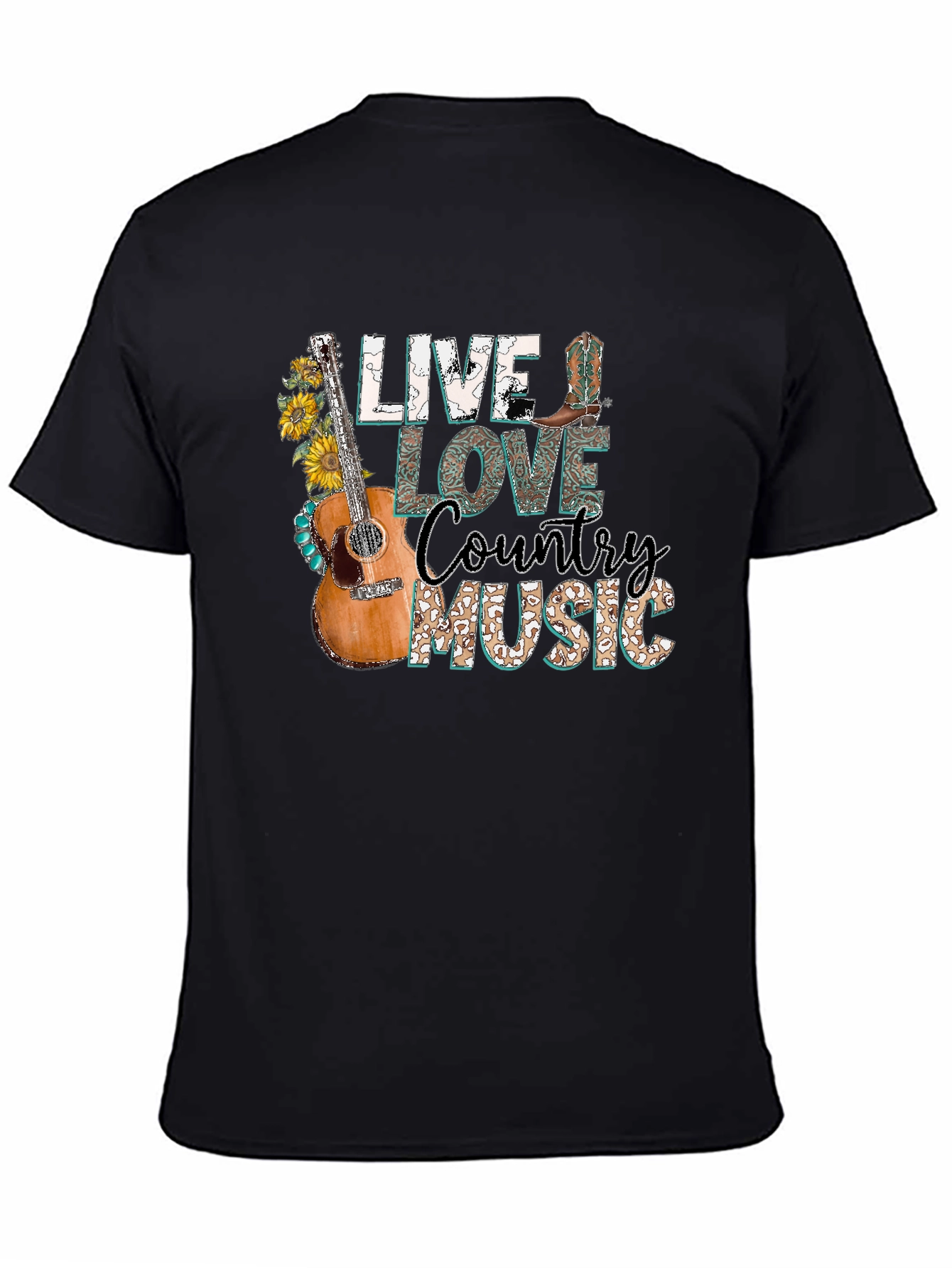 Live Love Country Music Graphic Tee
