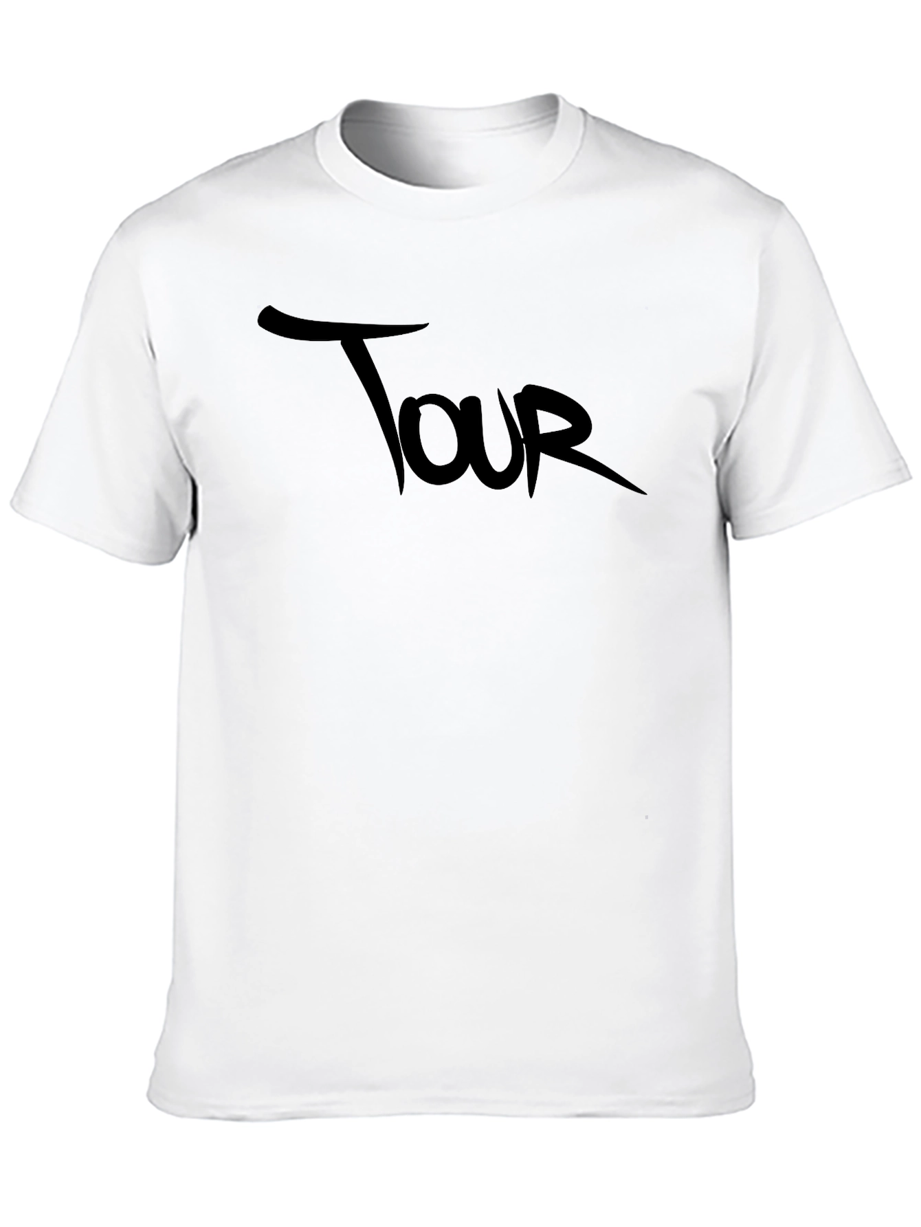 Tour Graphic Black Tee