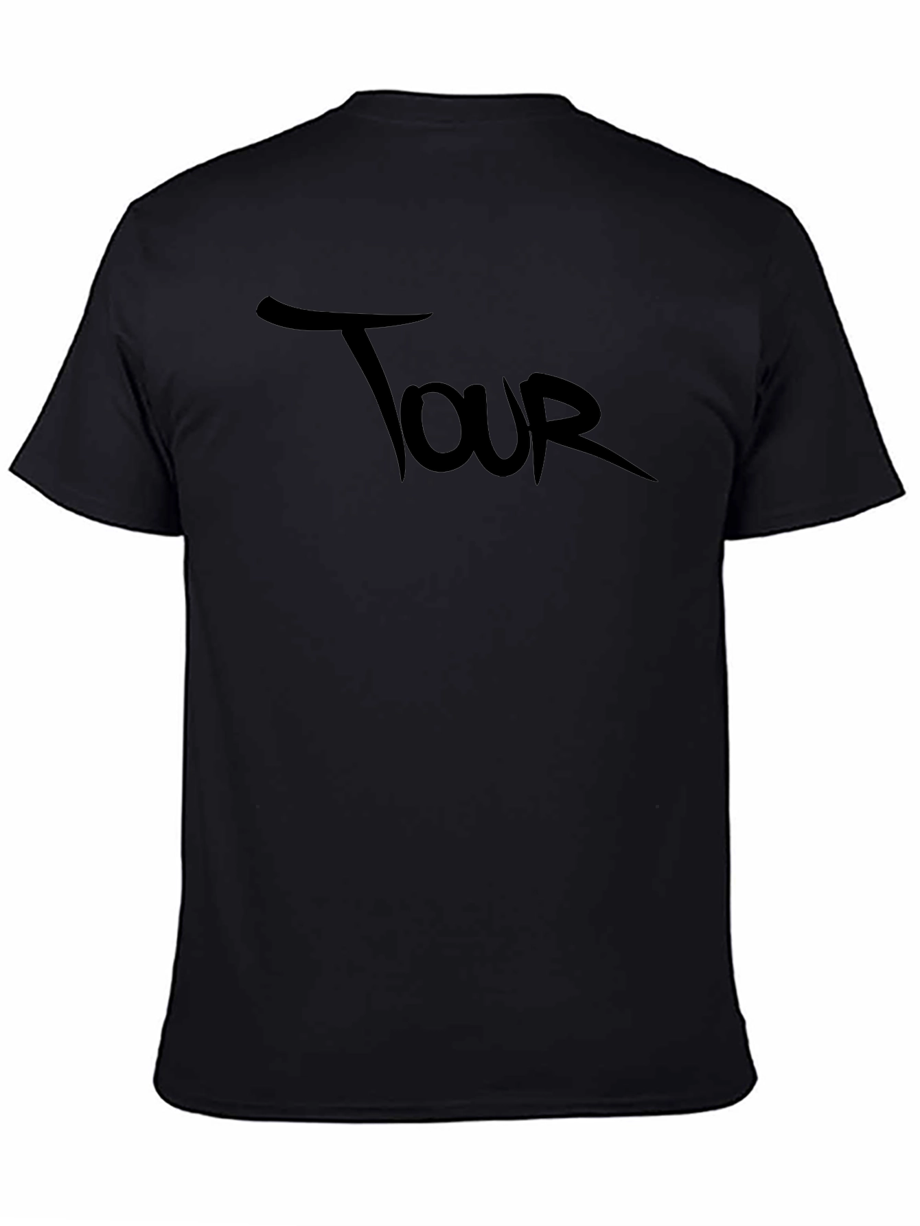 Tour Graphic Black Tee