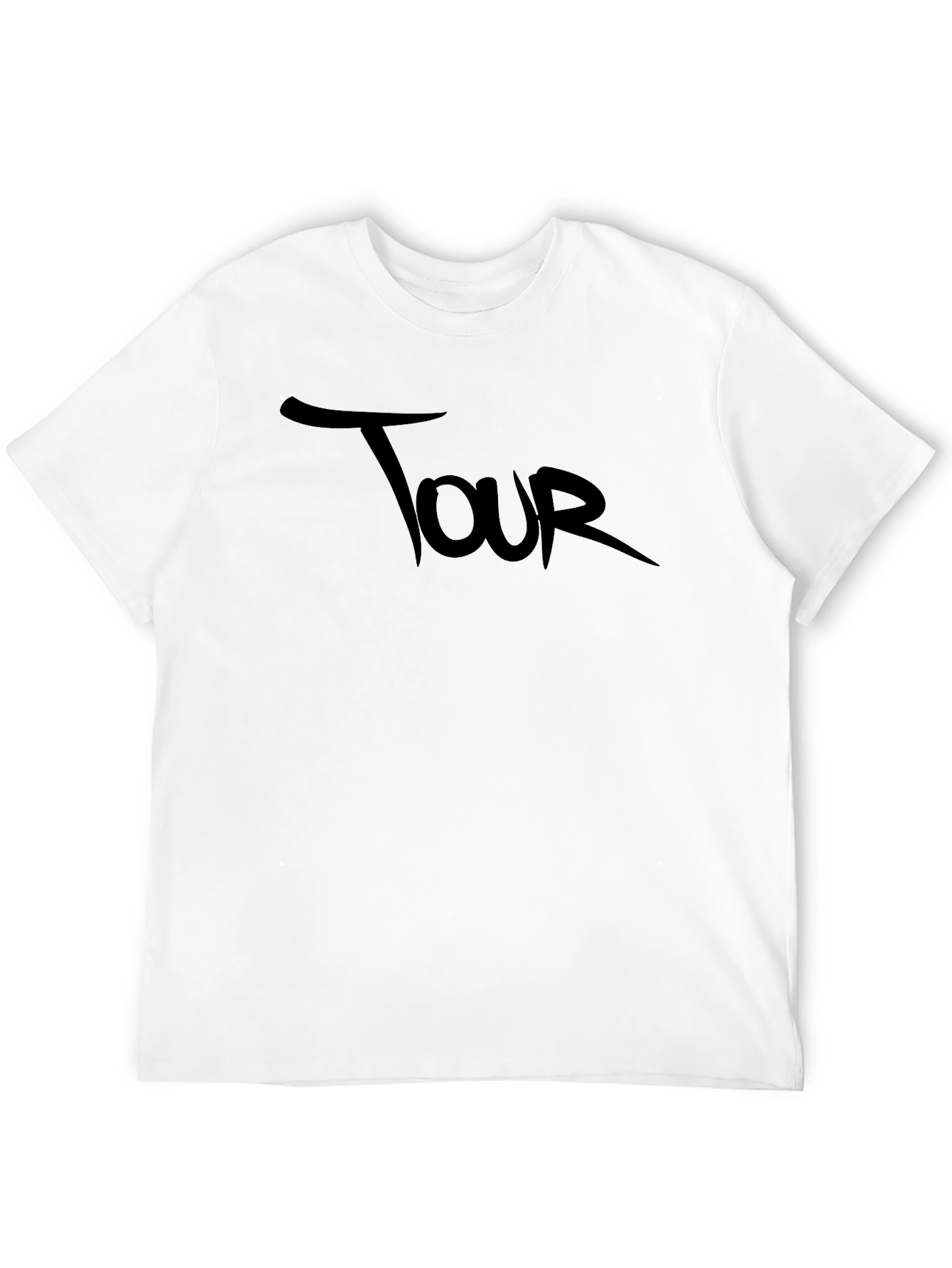 Tour Graphic Black Tee