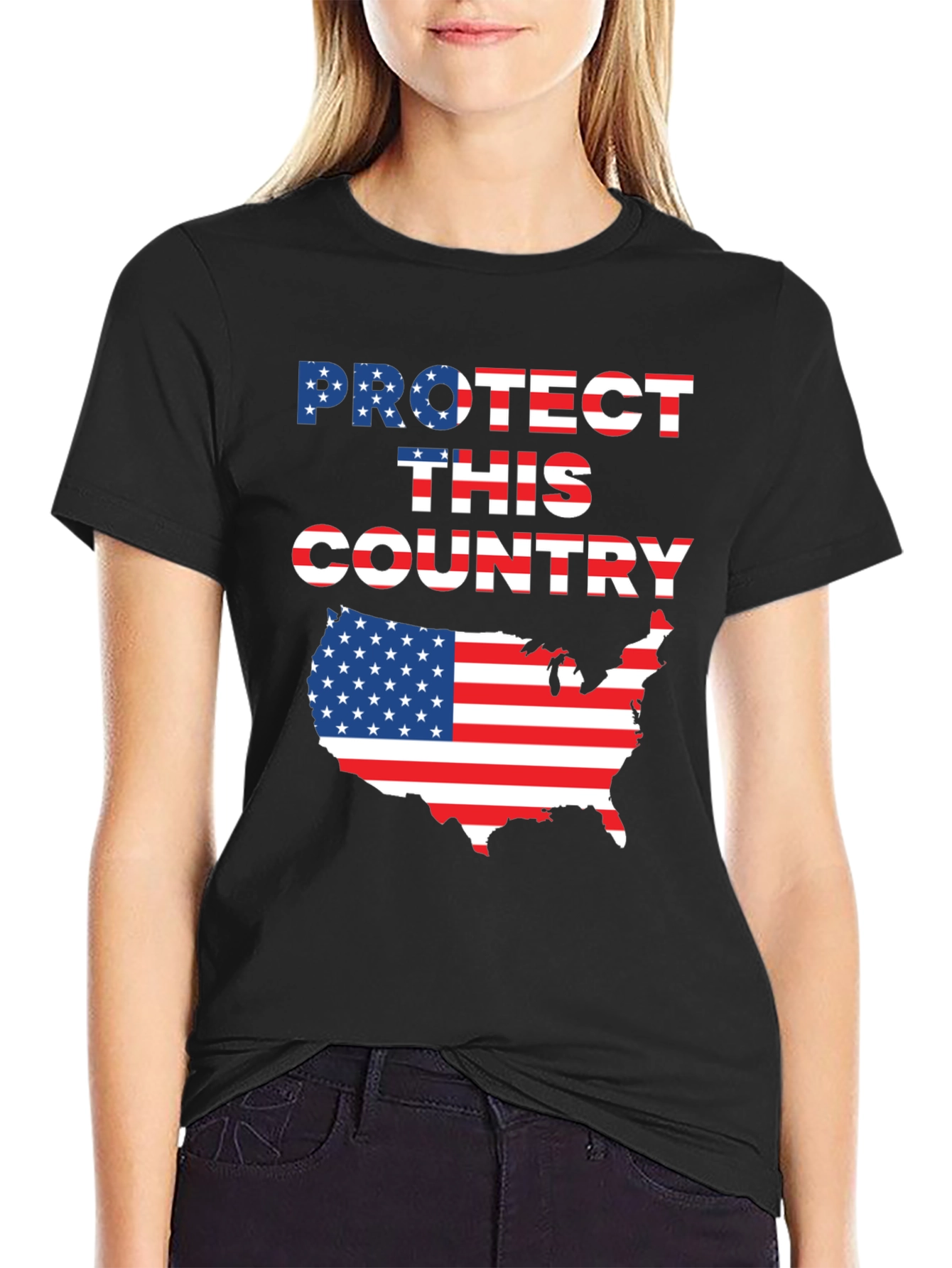 Protect This Country USA Flag T-Shirt