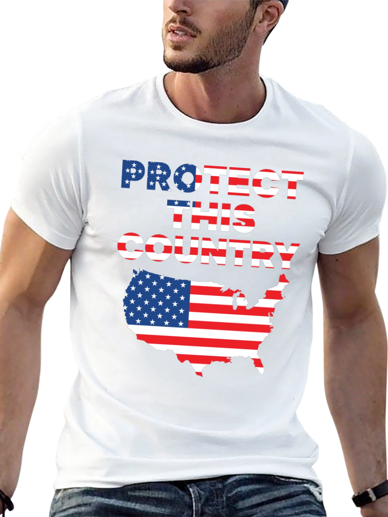 Protect This Country USA Flag T-Shirt