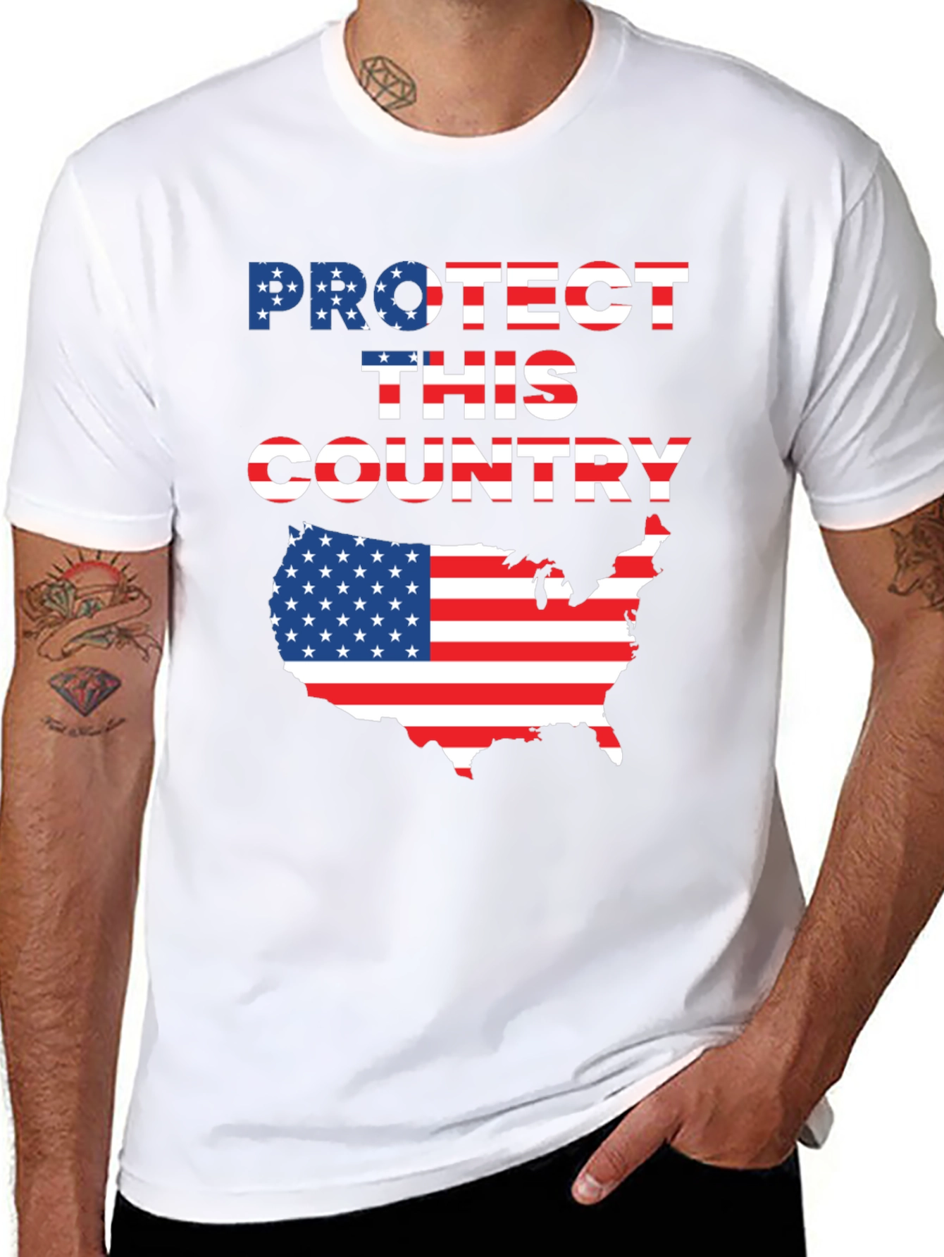 Protect This Country USA Flag T-Shirt