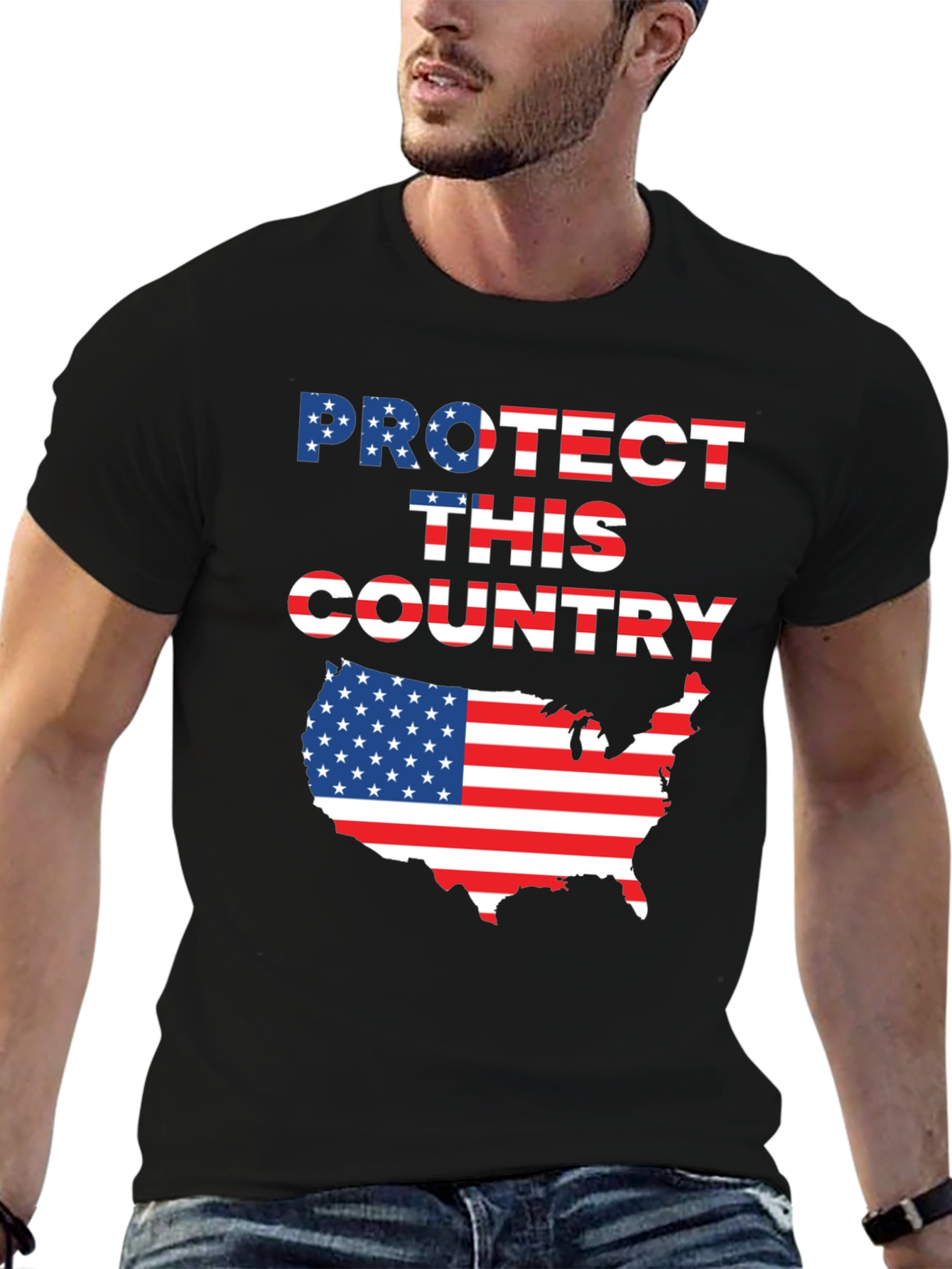 Protect This Country USA Flag T-Shirt