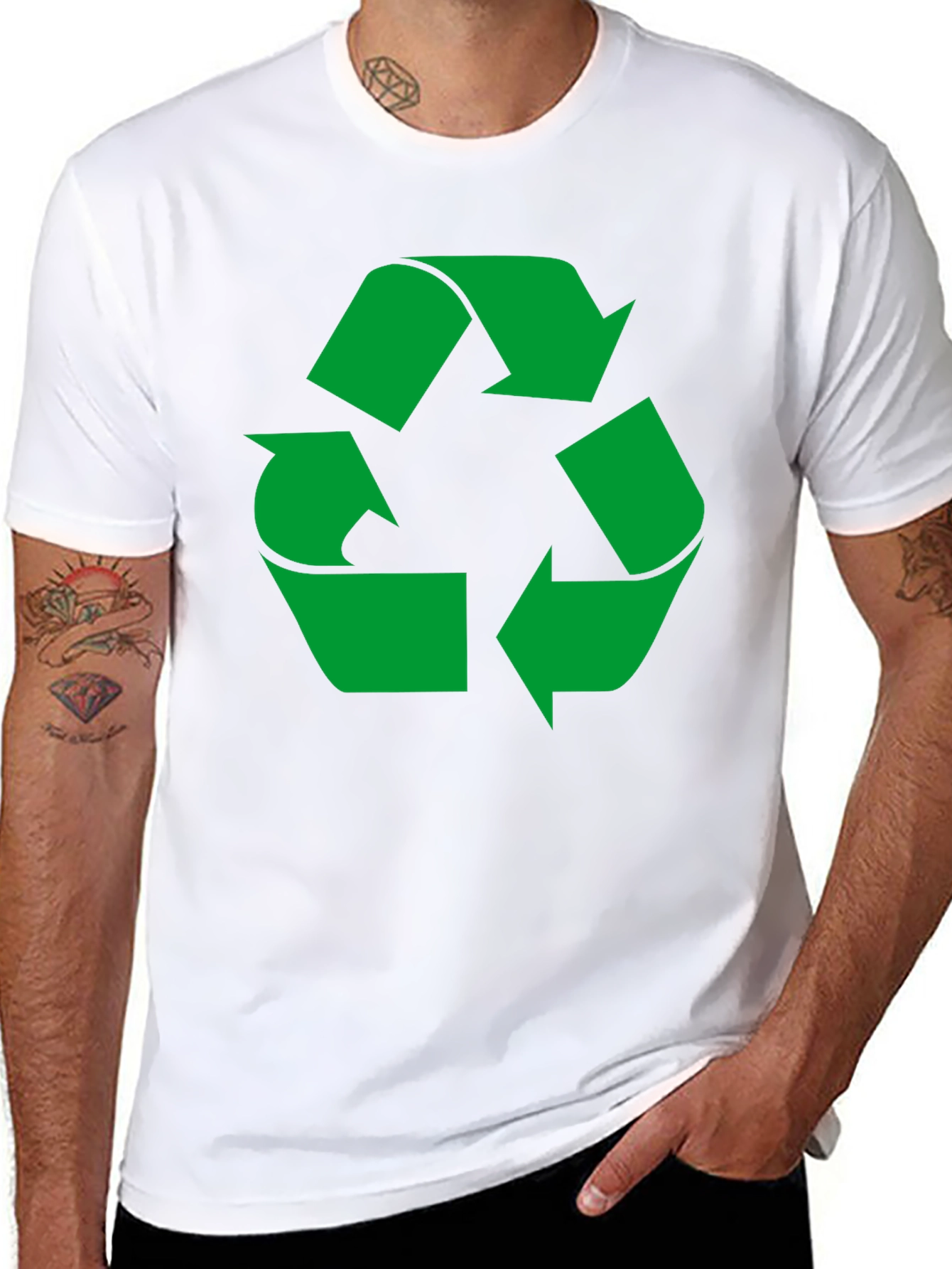 Green Recycle Symbol T-Shirt
