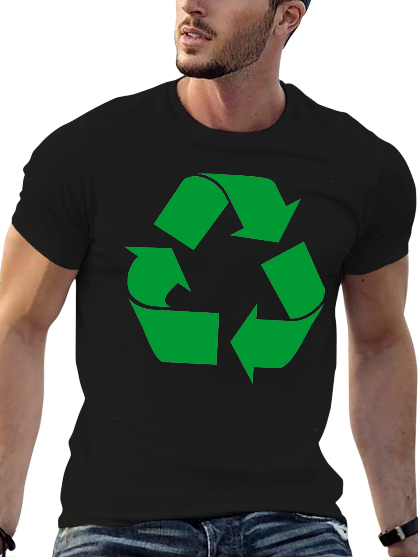 Green Recycle Symbol T-Shirt