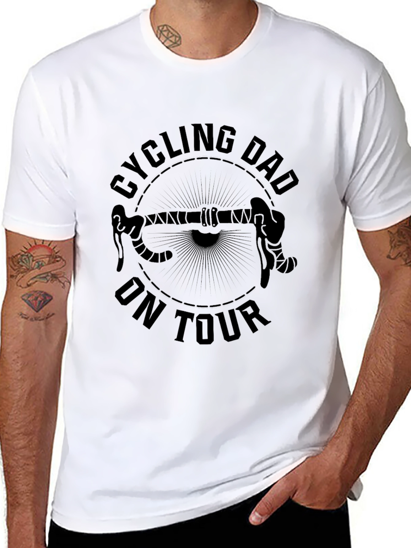 Cycling Dad On Tour T-Shirt