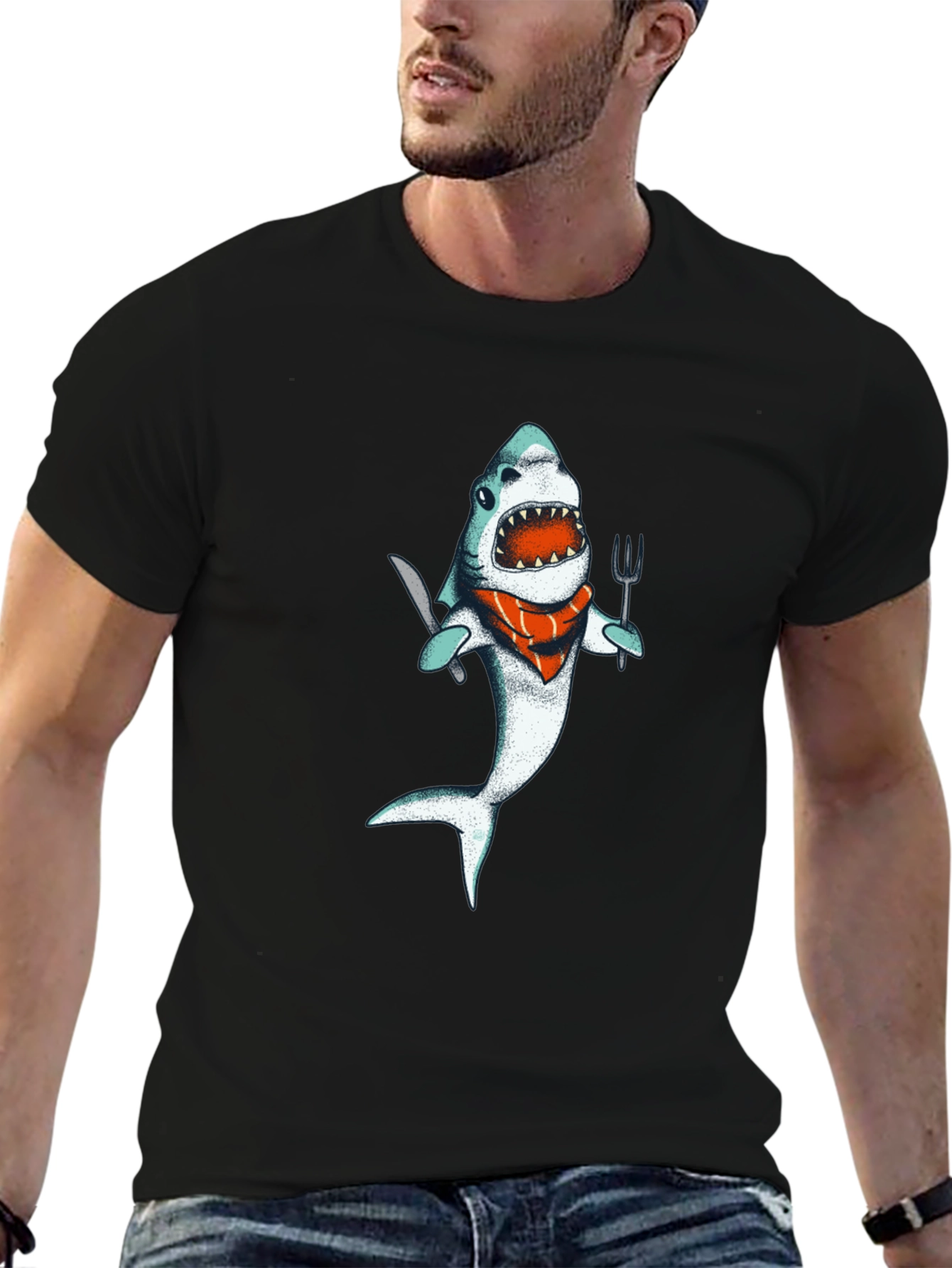 Shark Chef Graphic T-Shirt