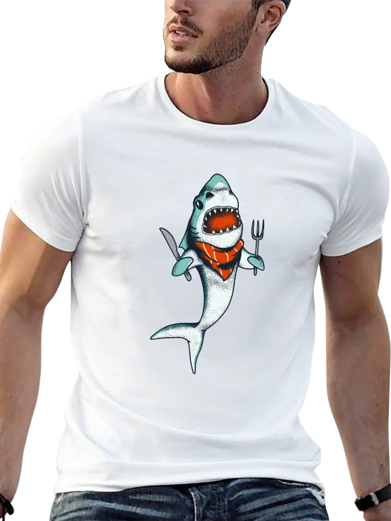 Shark Chef Graphic T-Shirt