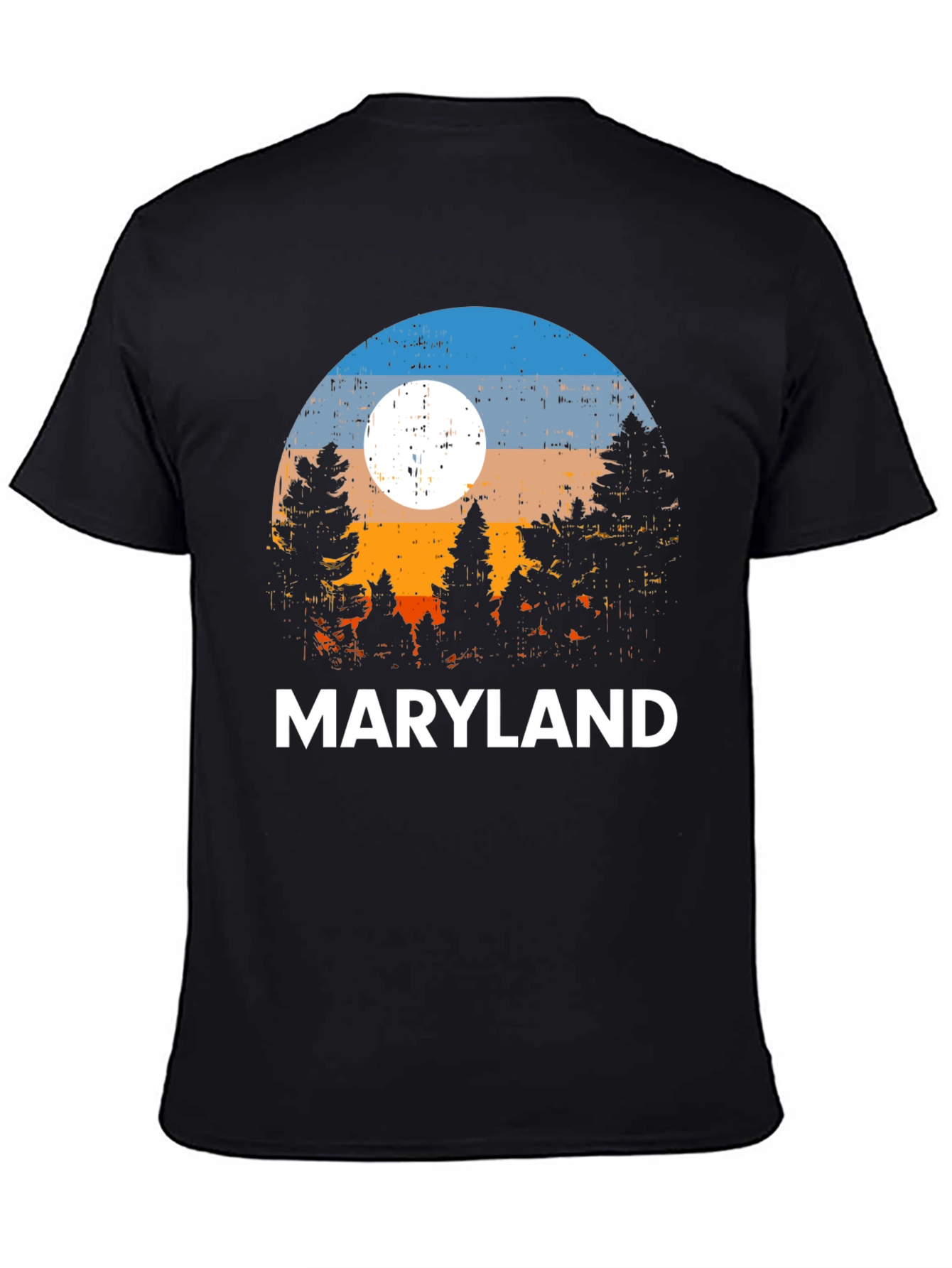 Maryland T-Shirt - Nature Sunset Graphic Tee