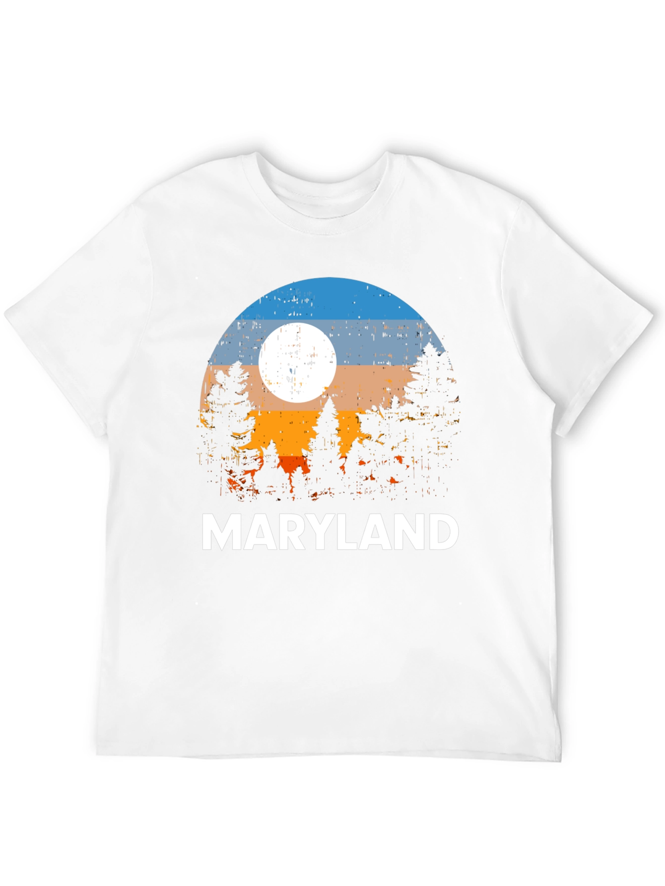 Maryland T-Shirt - Nature Sunset Graphic Tee