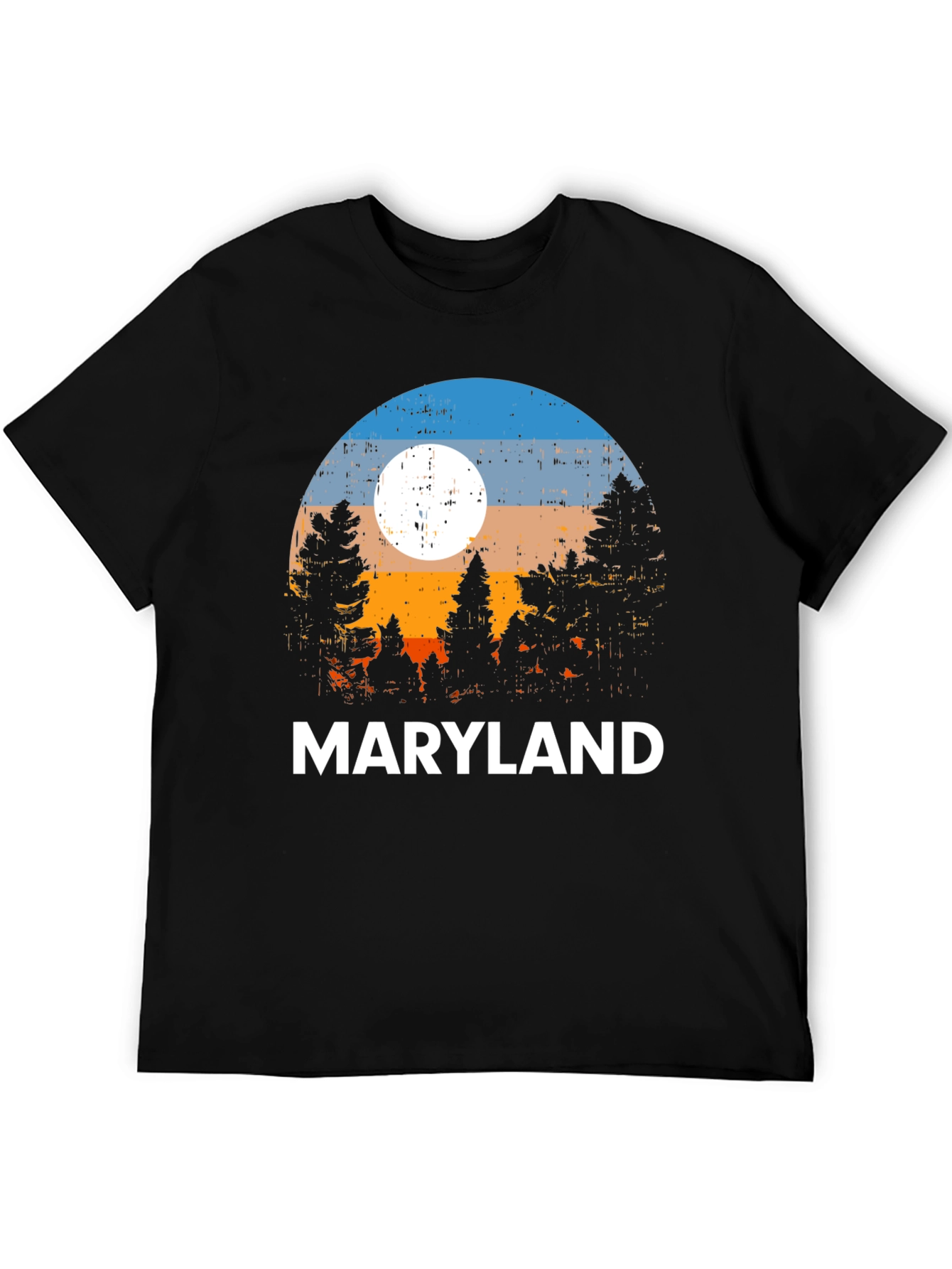 Maryland T-Shirt - Nature Sunset Graphic Tee