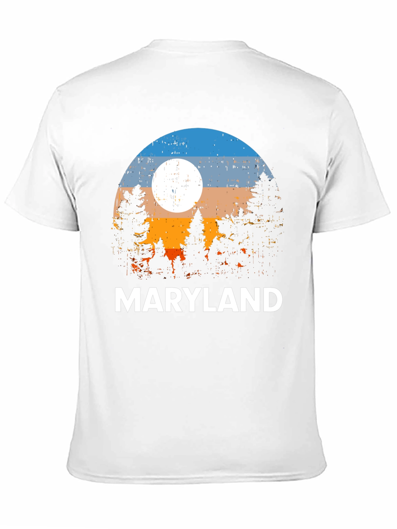 Maryland T-Shirt - Nature Sunset Graphic Tee