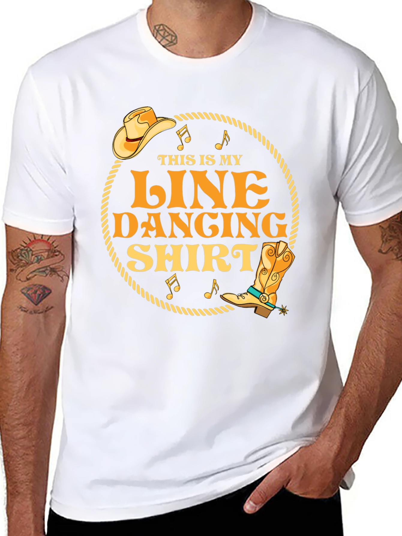 Line Dancing T-Shirt - Western Style Tee