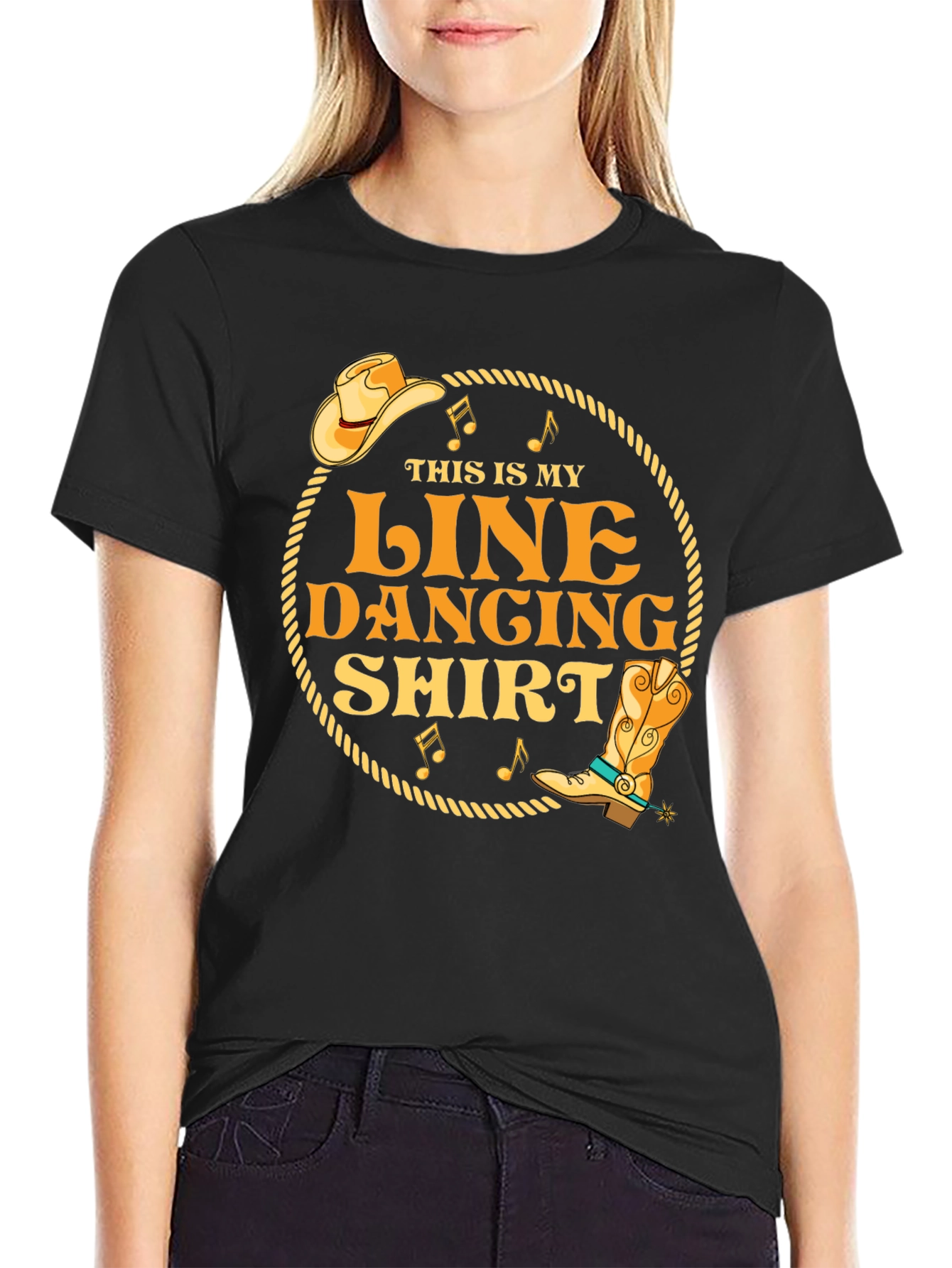 Line Dancing T-Shirt - Western Style Tee