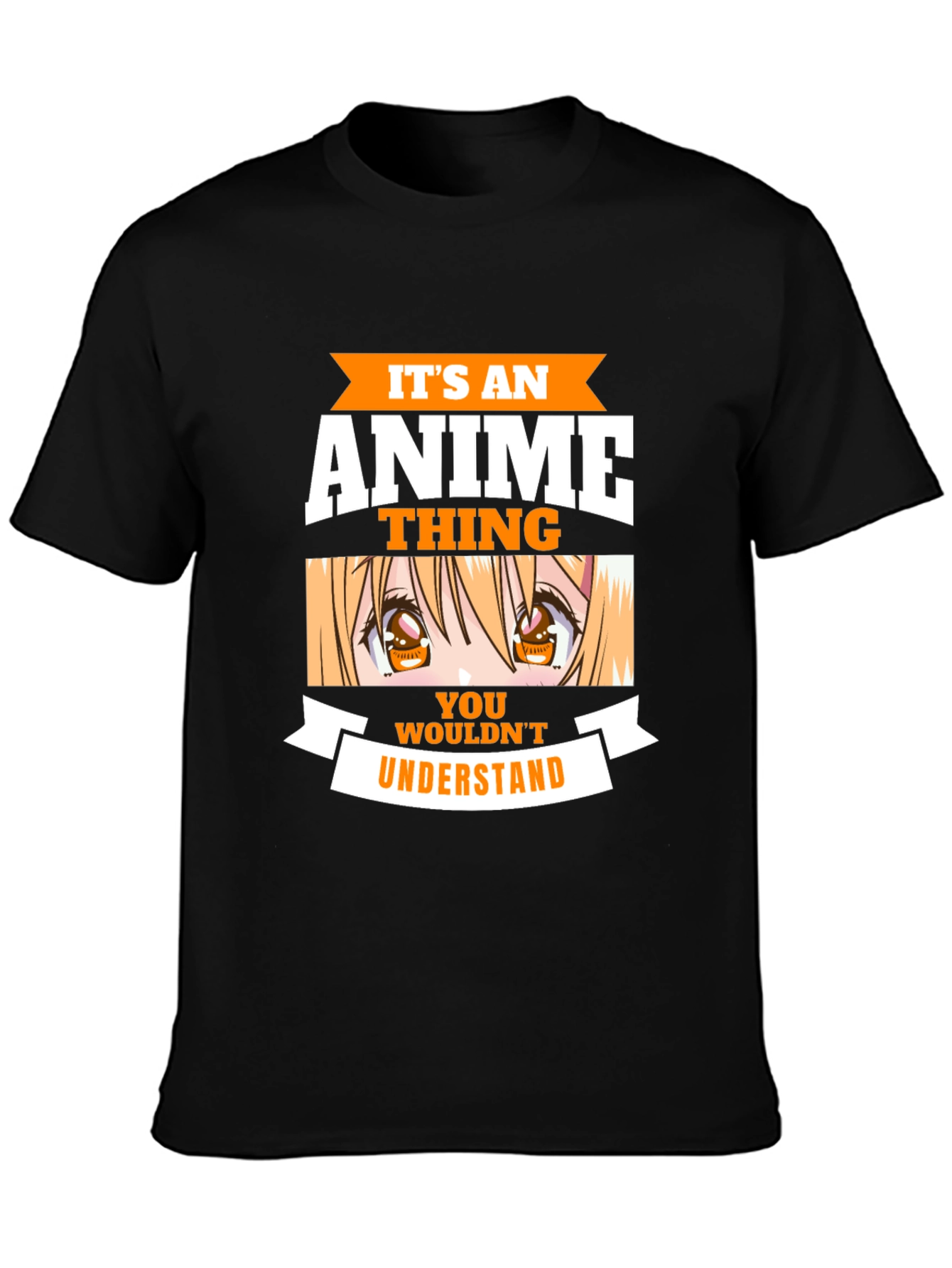 Anime Thing Graphic Tee - Black
